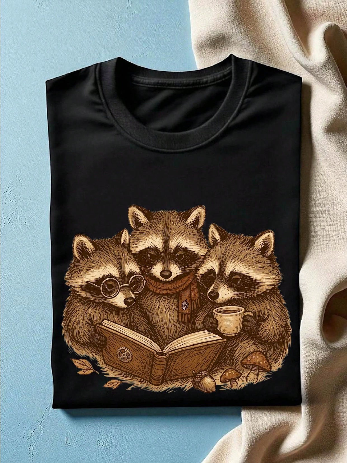 Autumn Raccoon T-Shirt