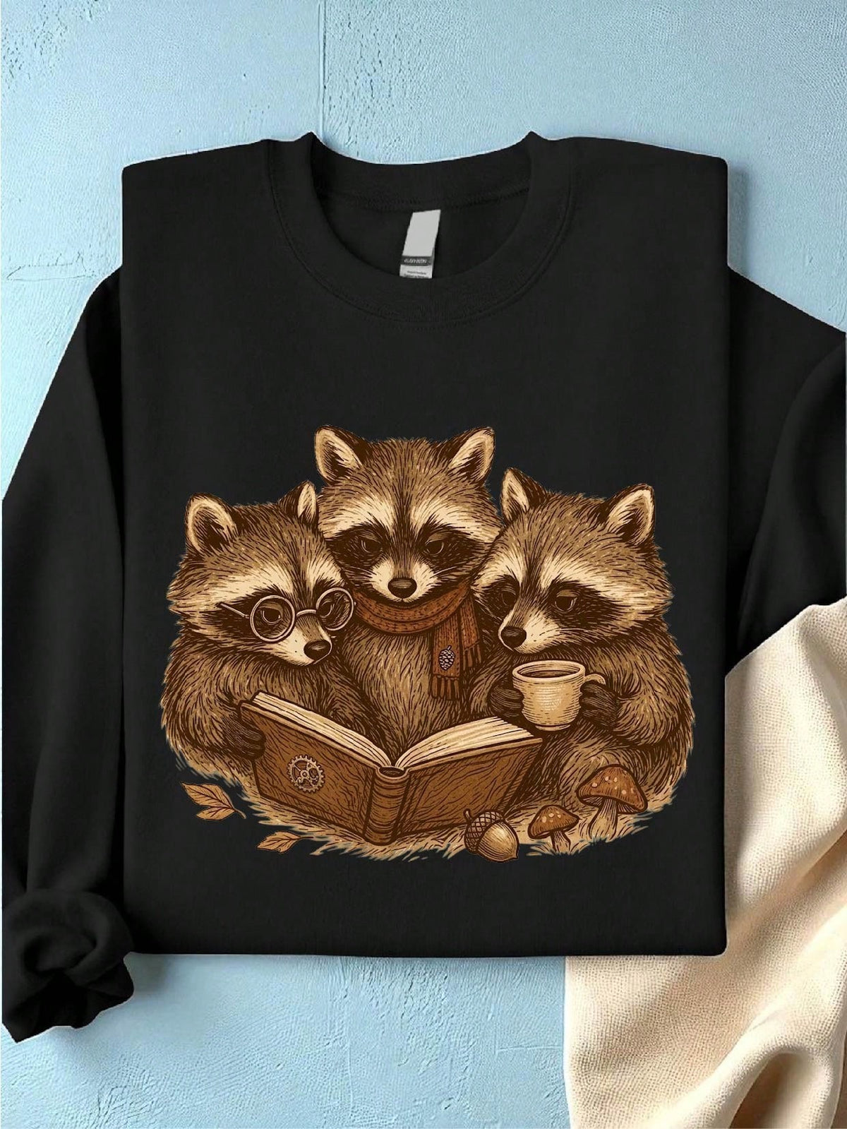 Autumn Raccoon Sweatshirt