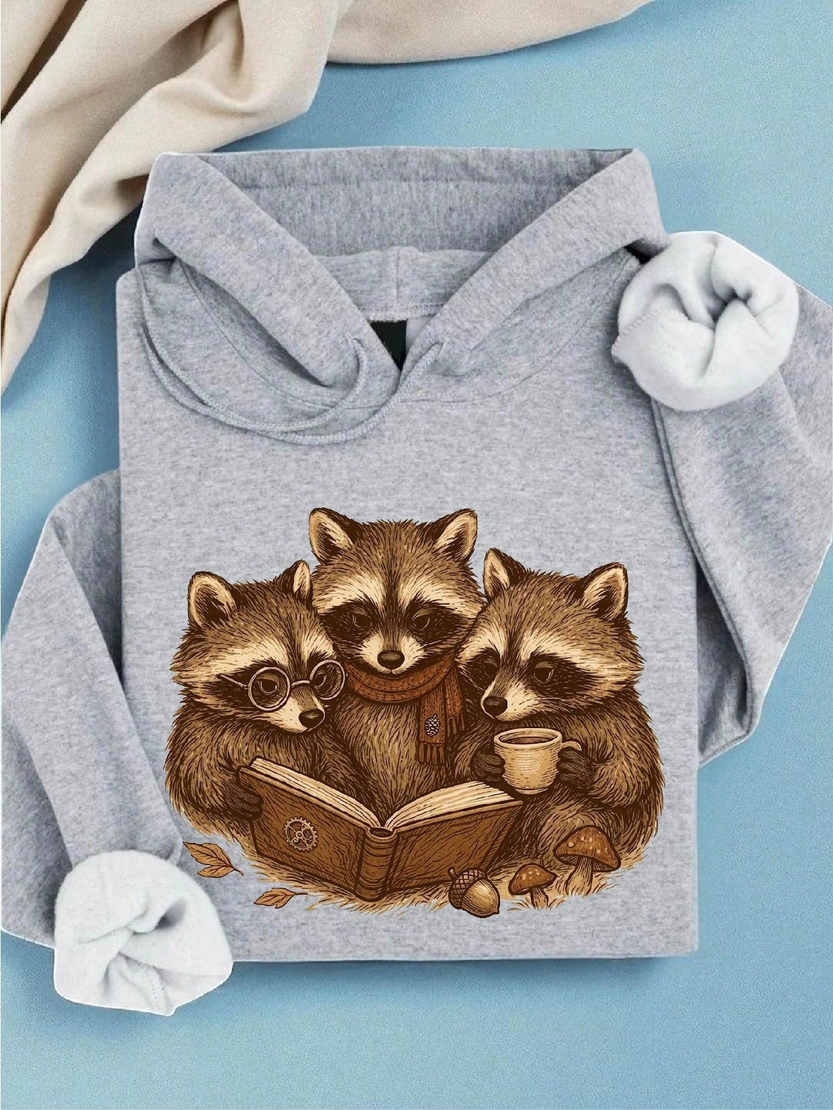 Autumn Raccoon Hoodie