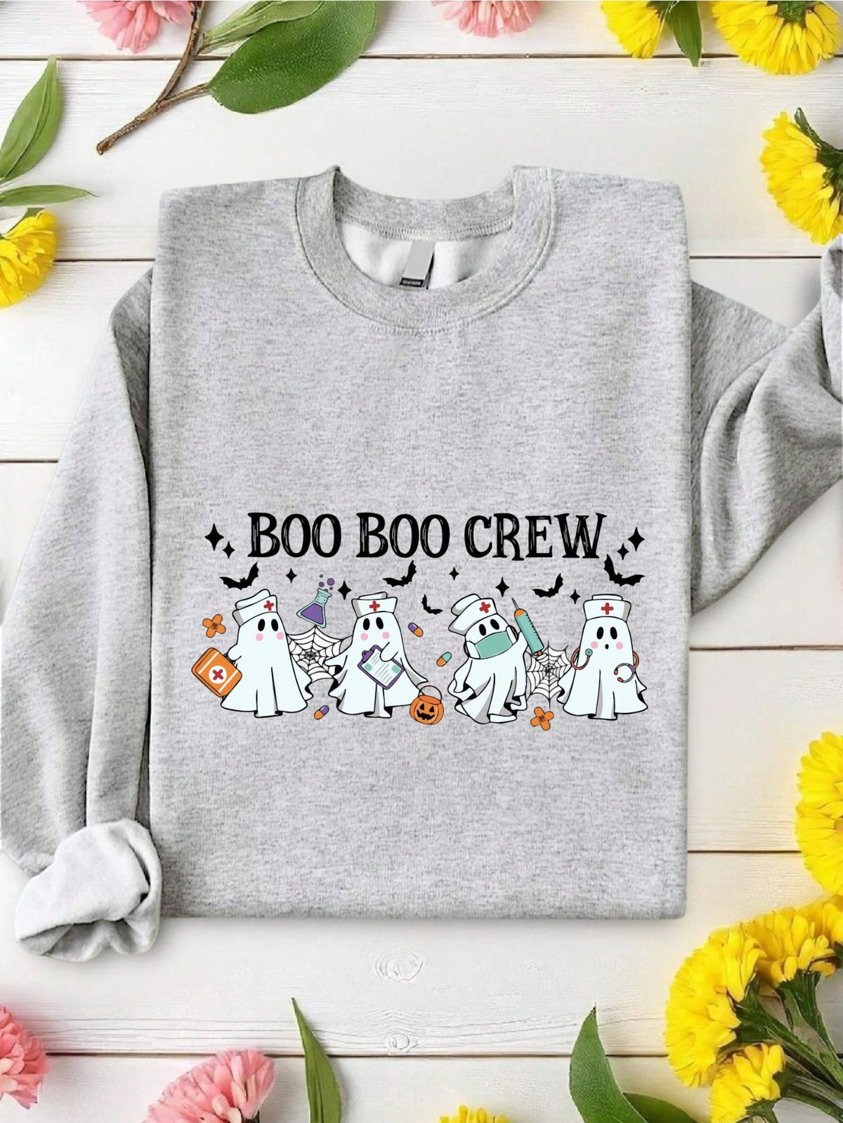 Retro Halloween Nurse Sweatshirt