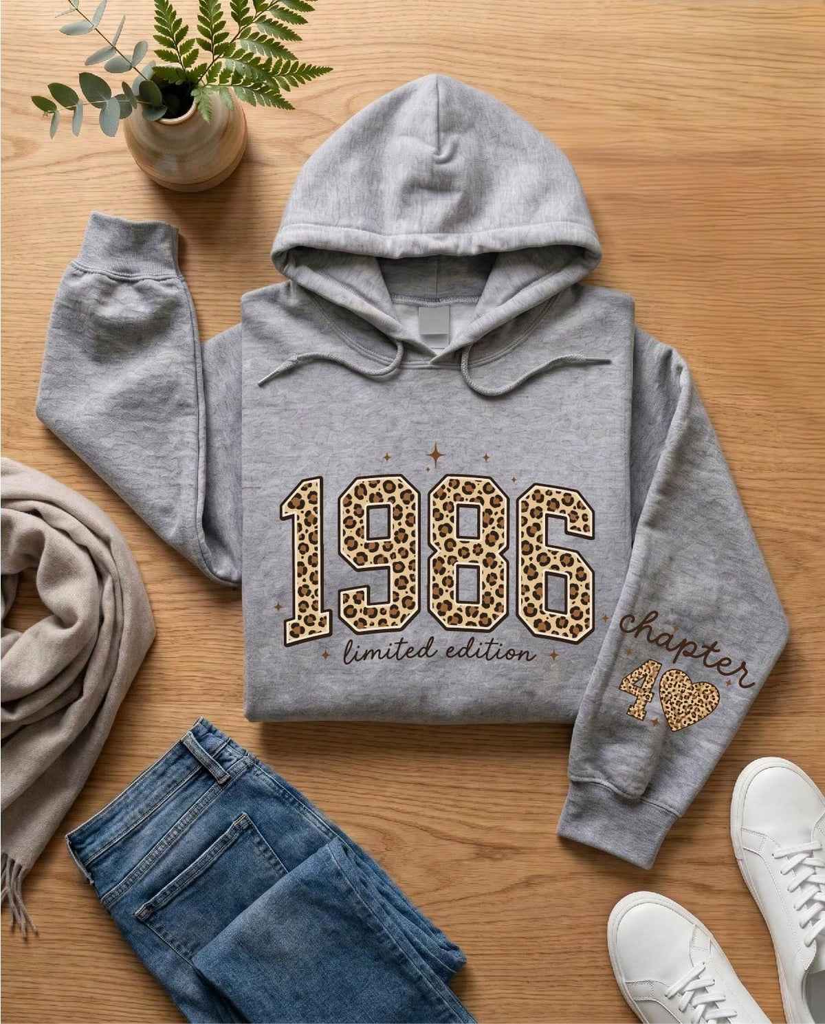 Leopard 1986 Hoodie