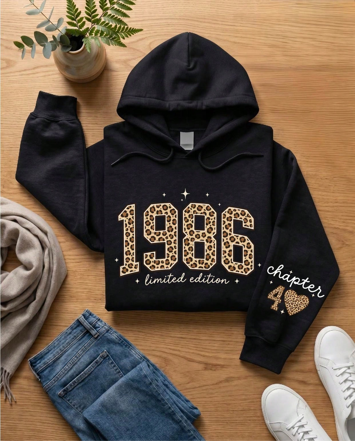 Leopard 1986 Hoodie