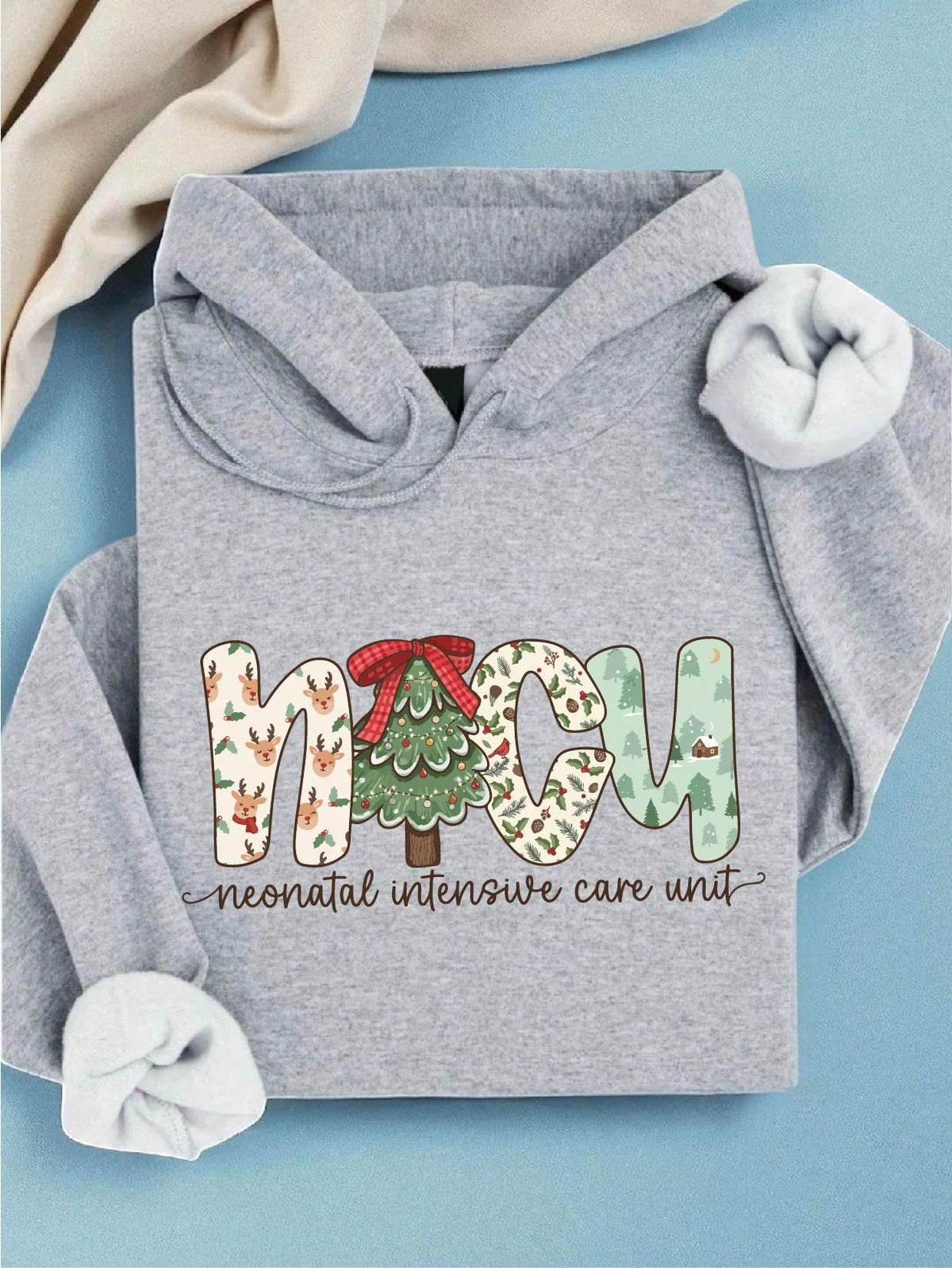 NICU Nurse Christmas Hoodie