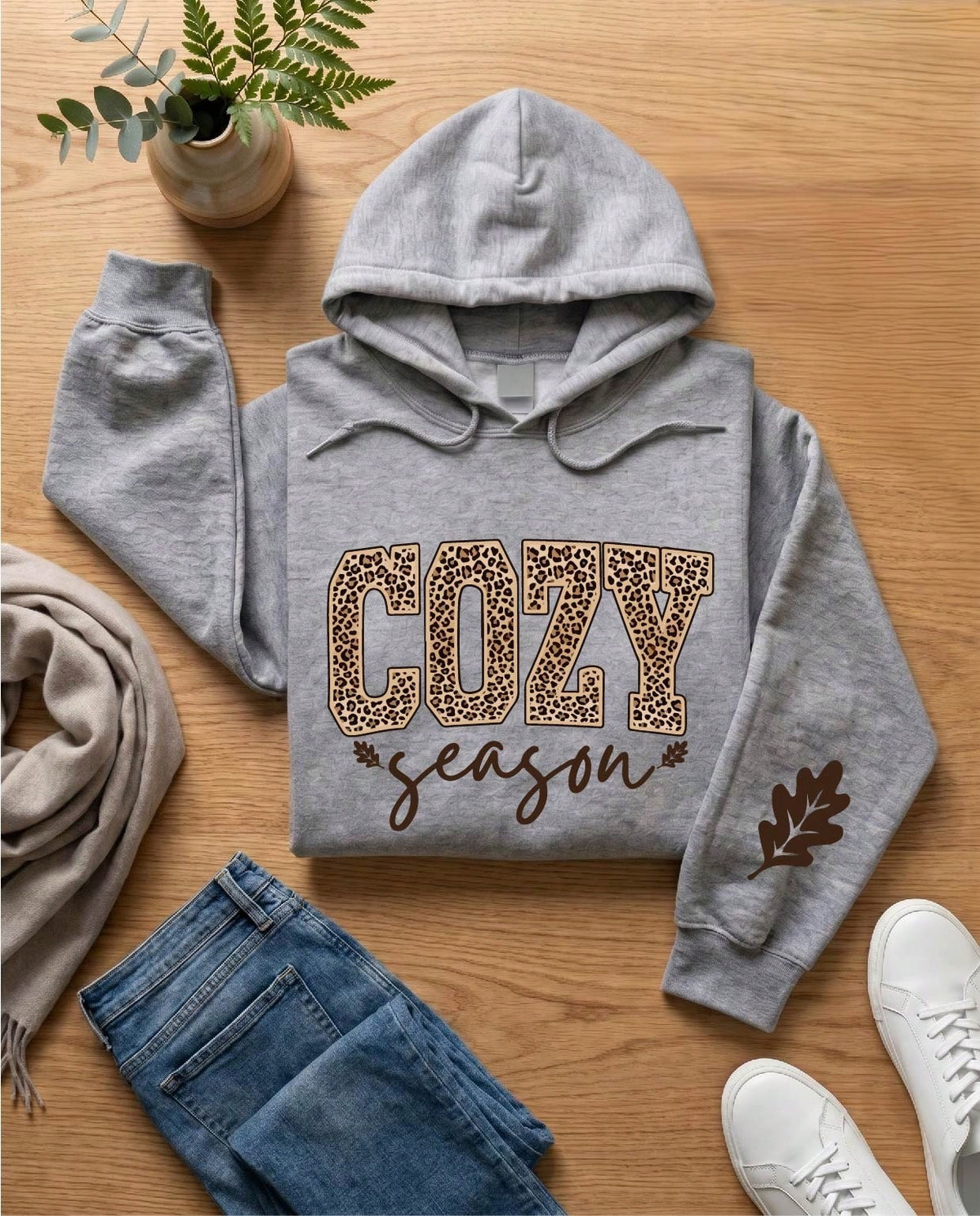 Leopard Cozy Season Hoodie