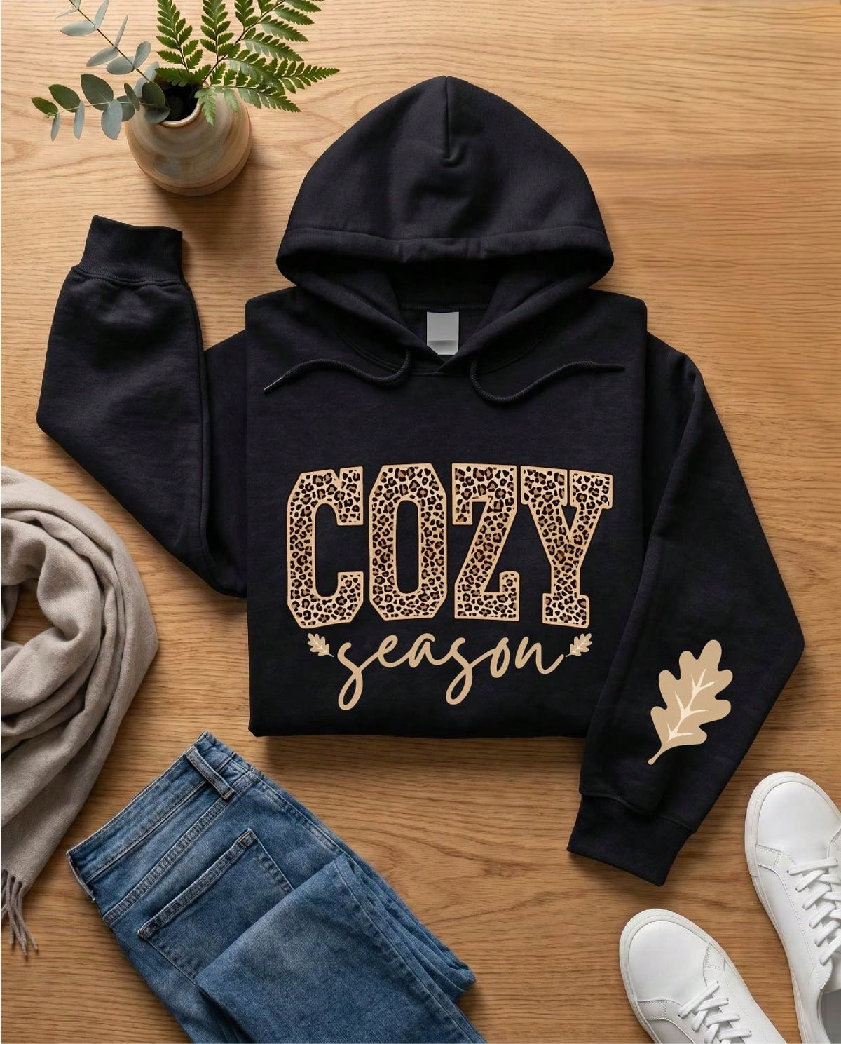 Leopard Cozy Season Hoodie