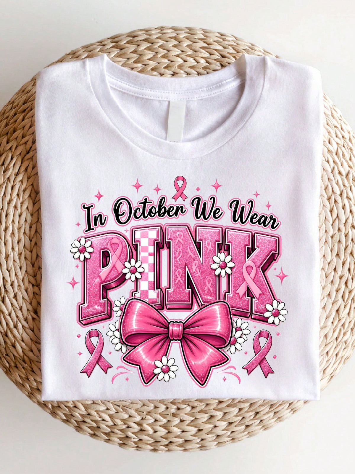 In October We Wear Pink T-Shirt