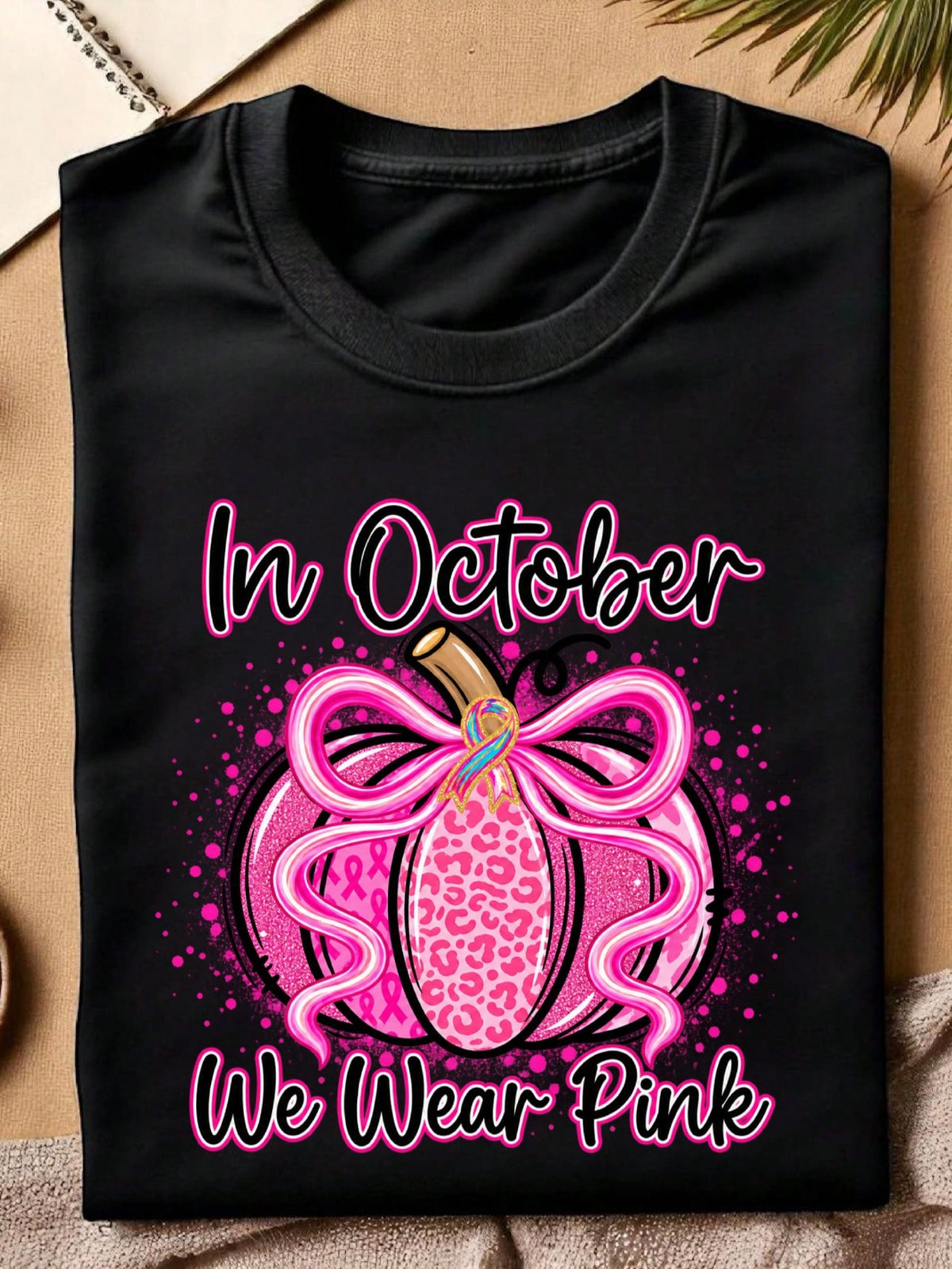 In October We Wear Pink T-Shirt
