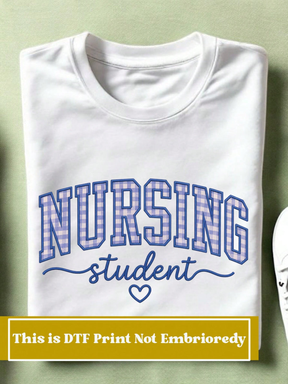 Nursing Student Faux Patchwork Unisex T-Shirt