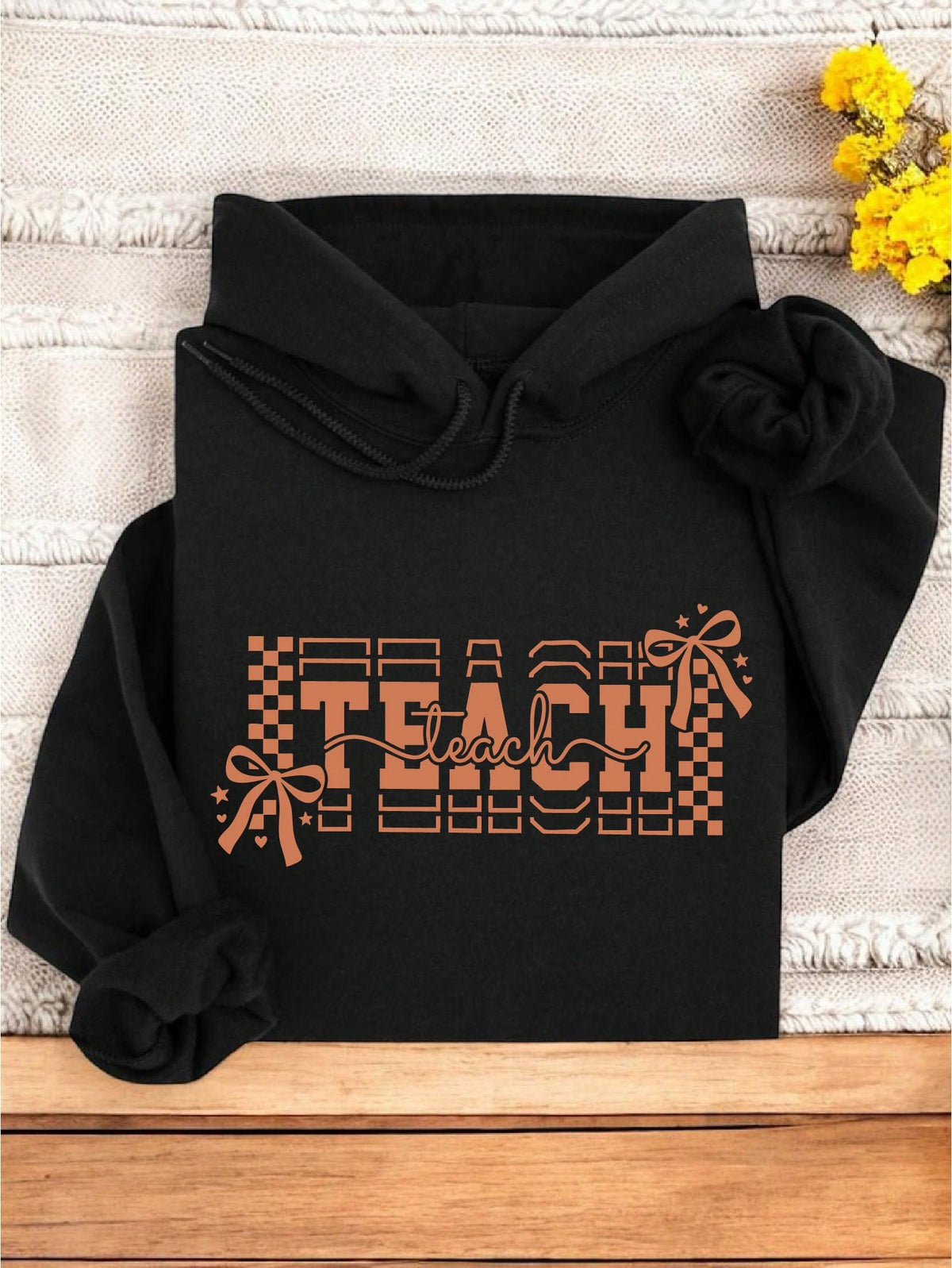 Coquette Teach Hoodie