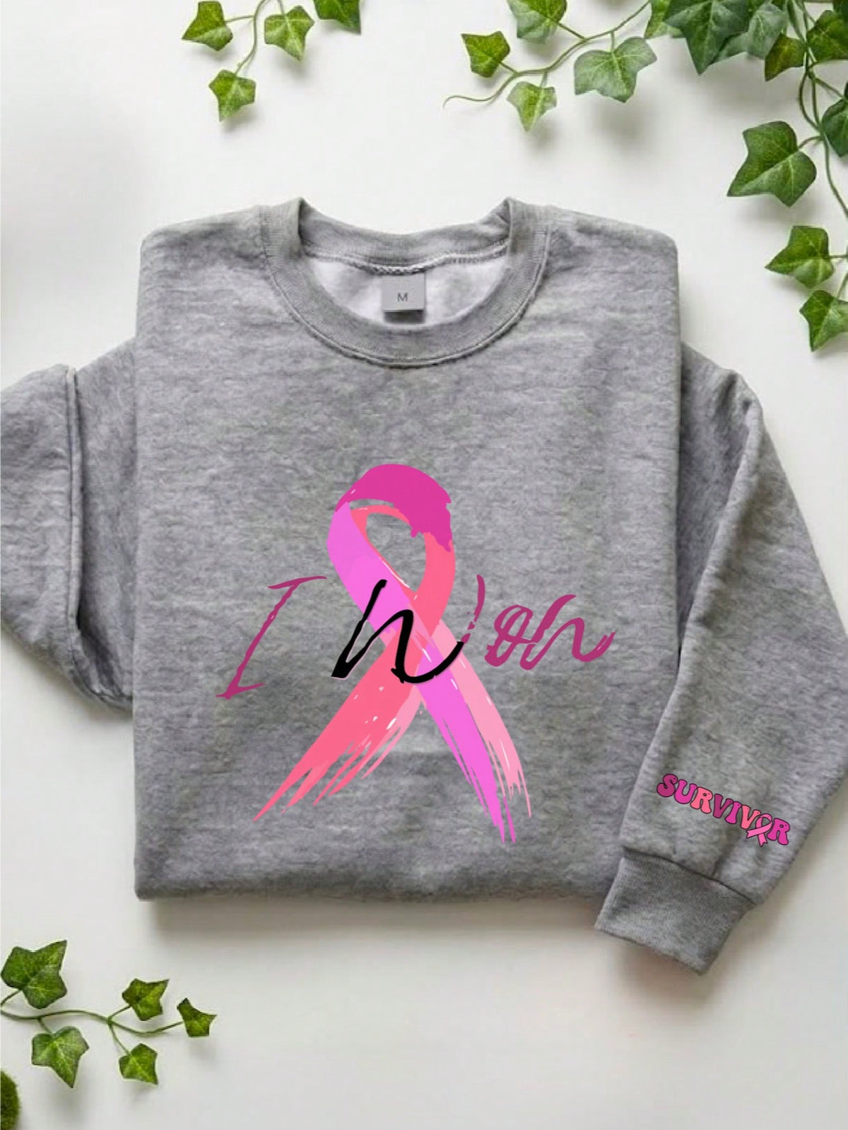 I Won Pink Ribbon Sweatshirt
