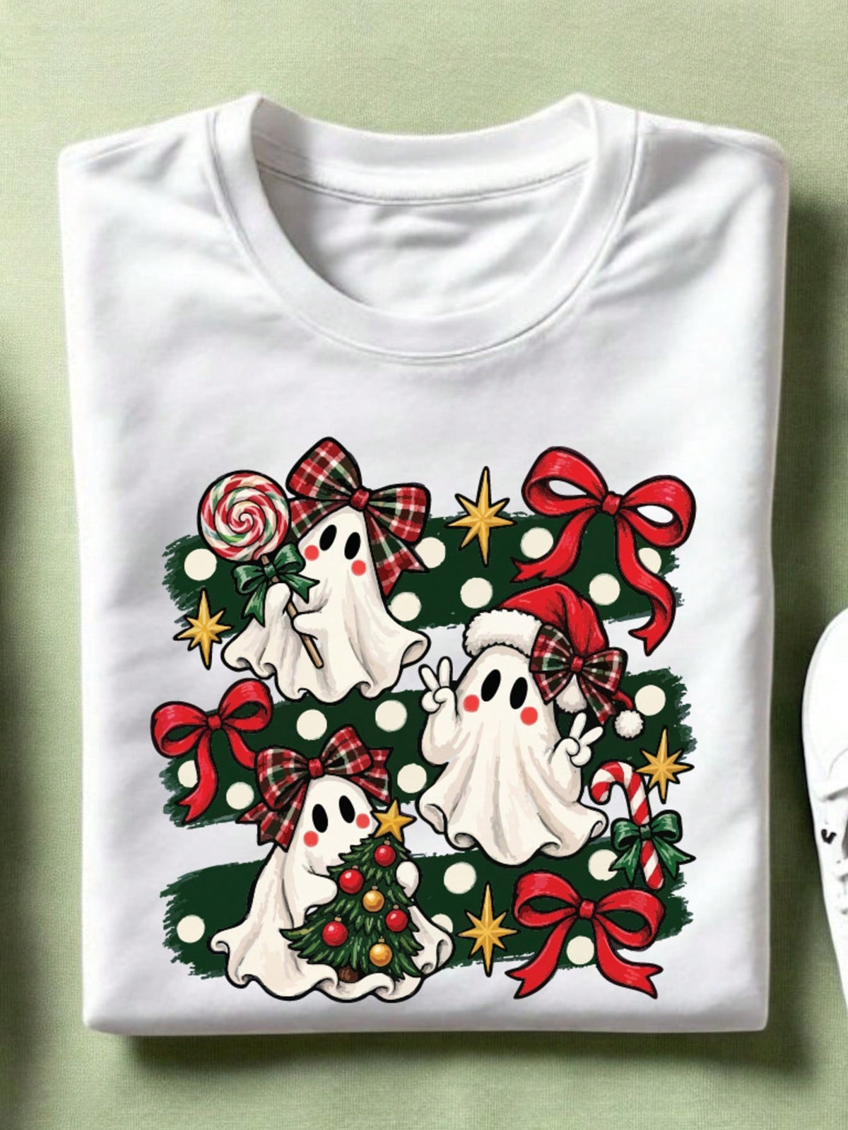 Christmas Ghost Unisex T-Shirt