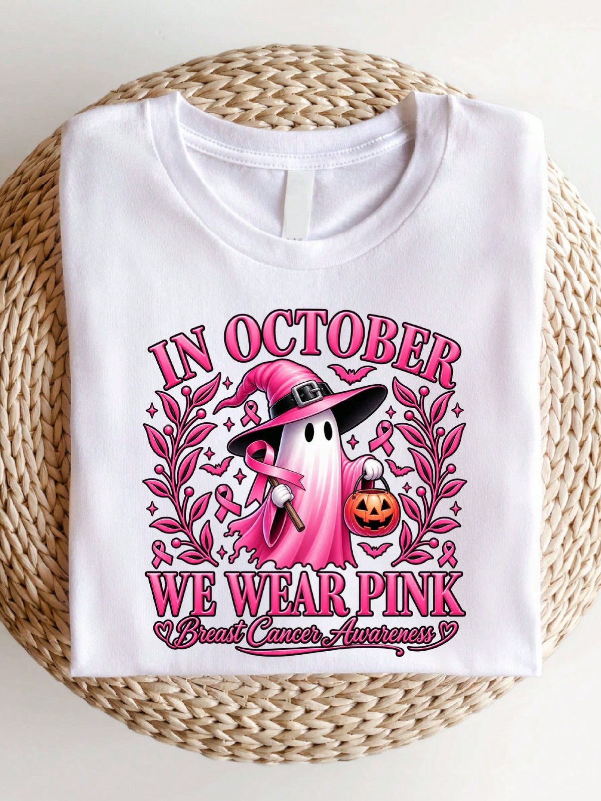 In October We Wear Pink T-Shirt