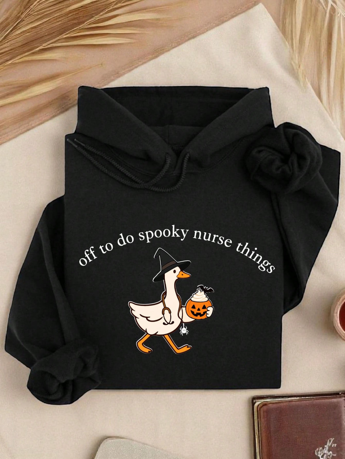 Off To Do Spooky Nurse Things Hoodie