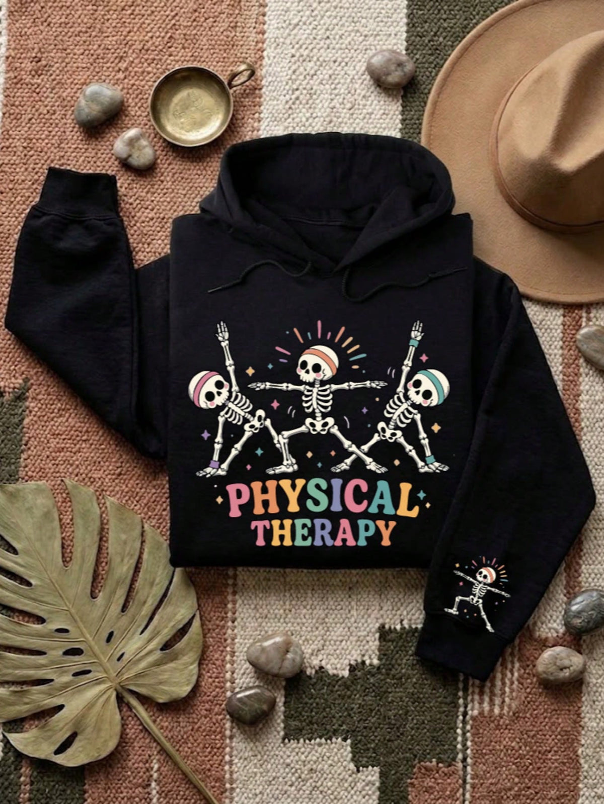 Skeleton Physical Therapy Unisex Hoodie