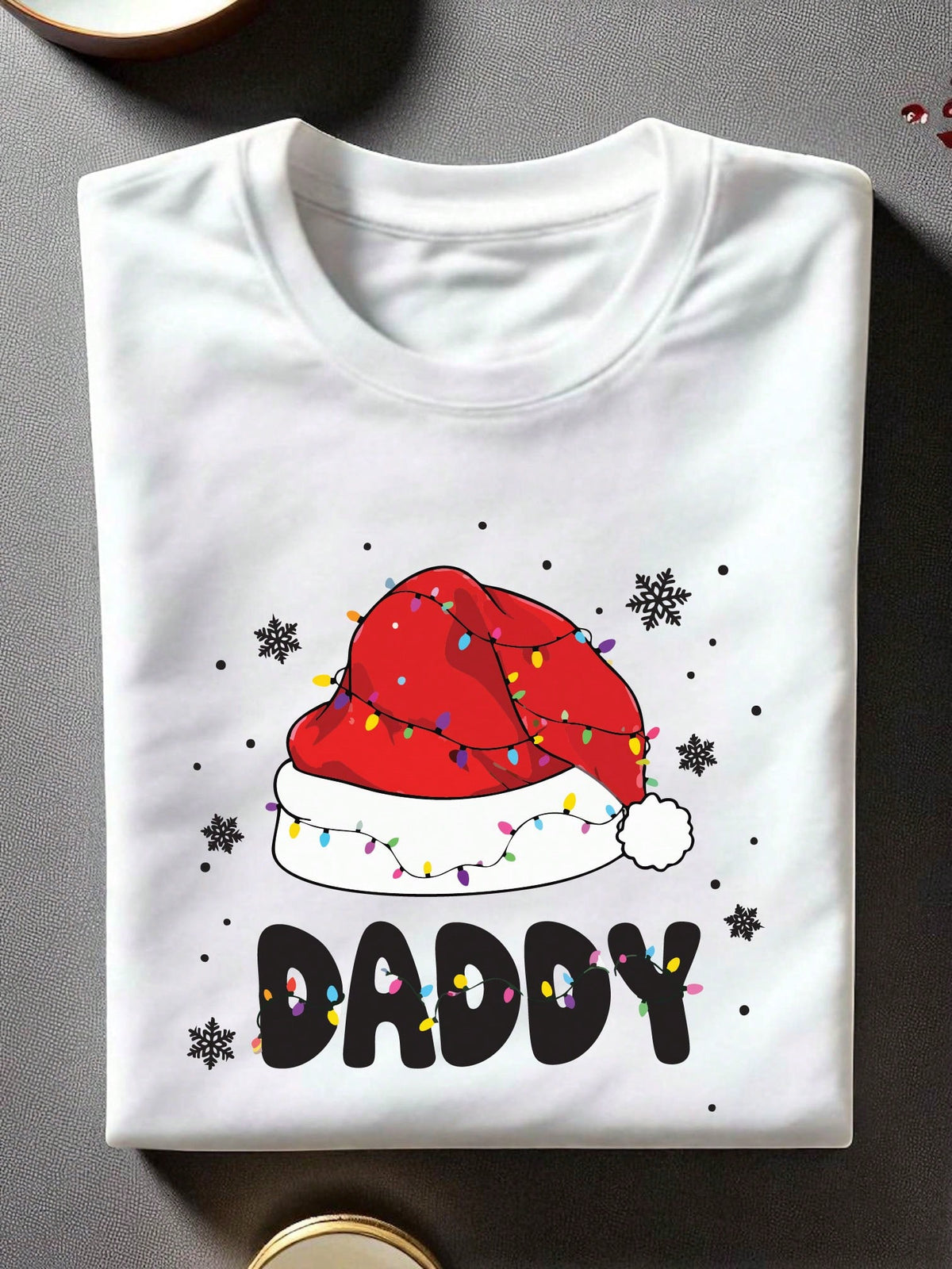 1PC Christmas Mommy Daddy Unisex T-Shirt