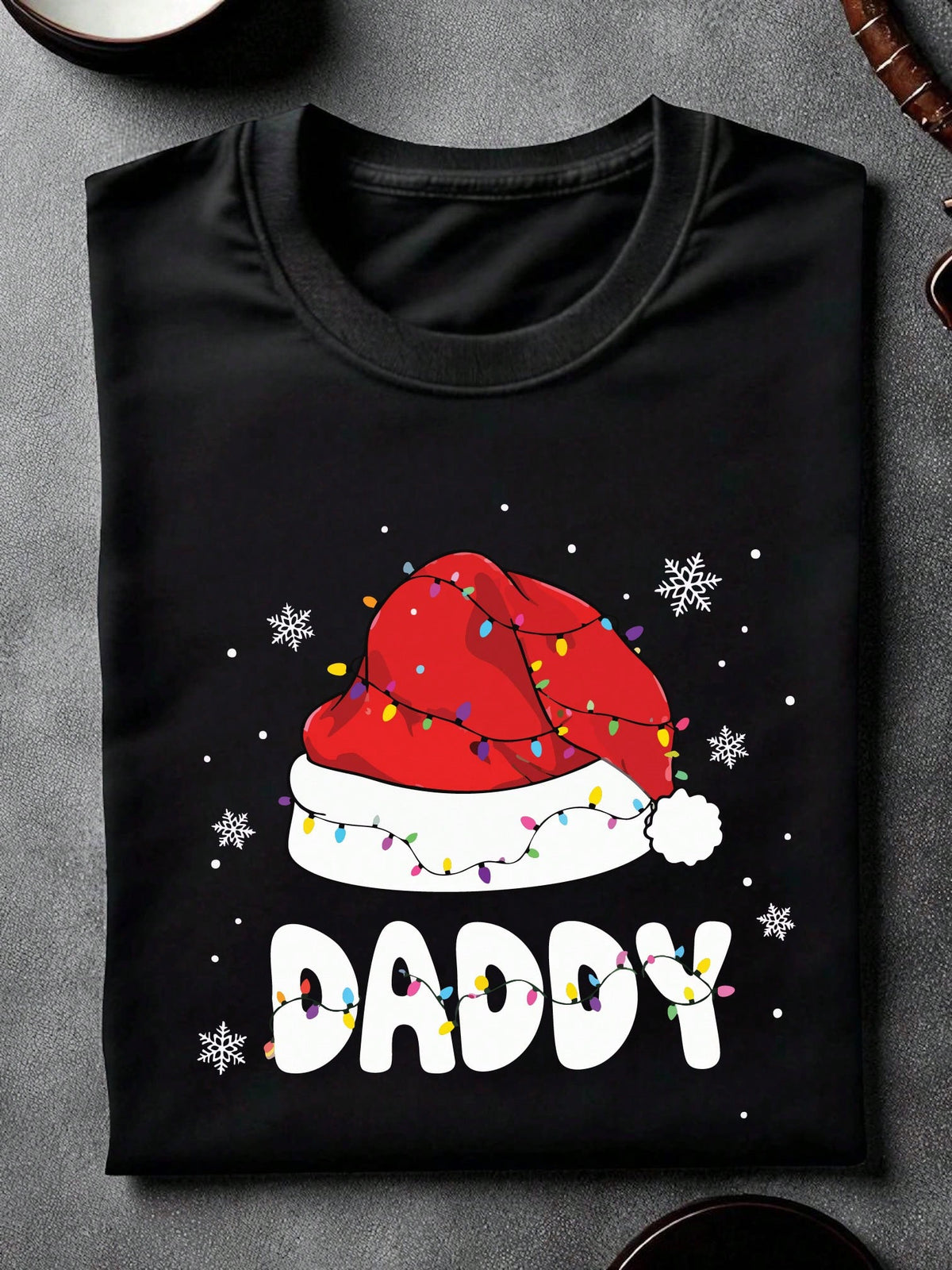 1PC Christmas Mommy Daddy Unisex T-Shirt