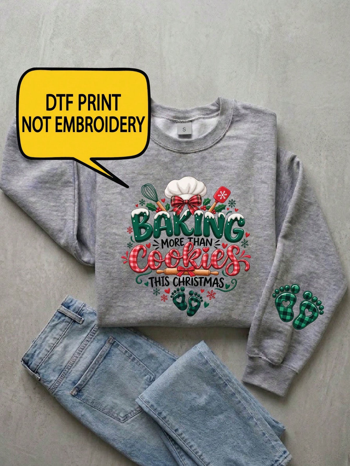 Baking More Than Cookies This Christmas Sweatshirt
