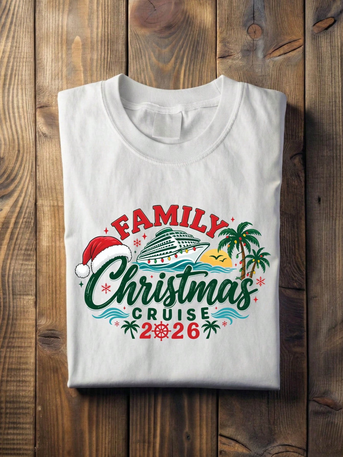 Family Christmas Cruise 2026 T-Shirt