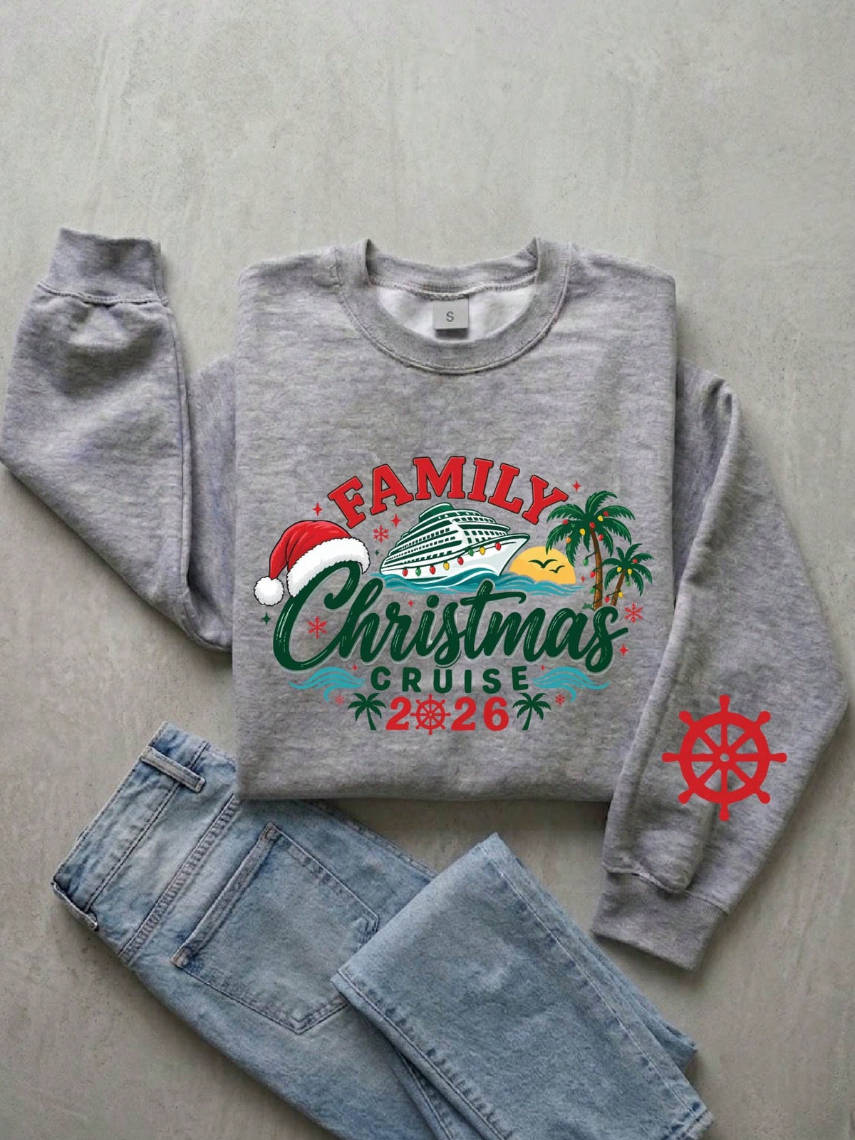 Family Christmas Cruise 2026 Sweatshirt