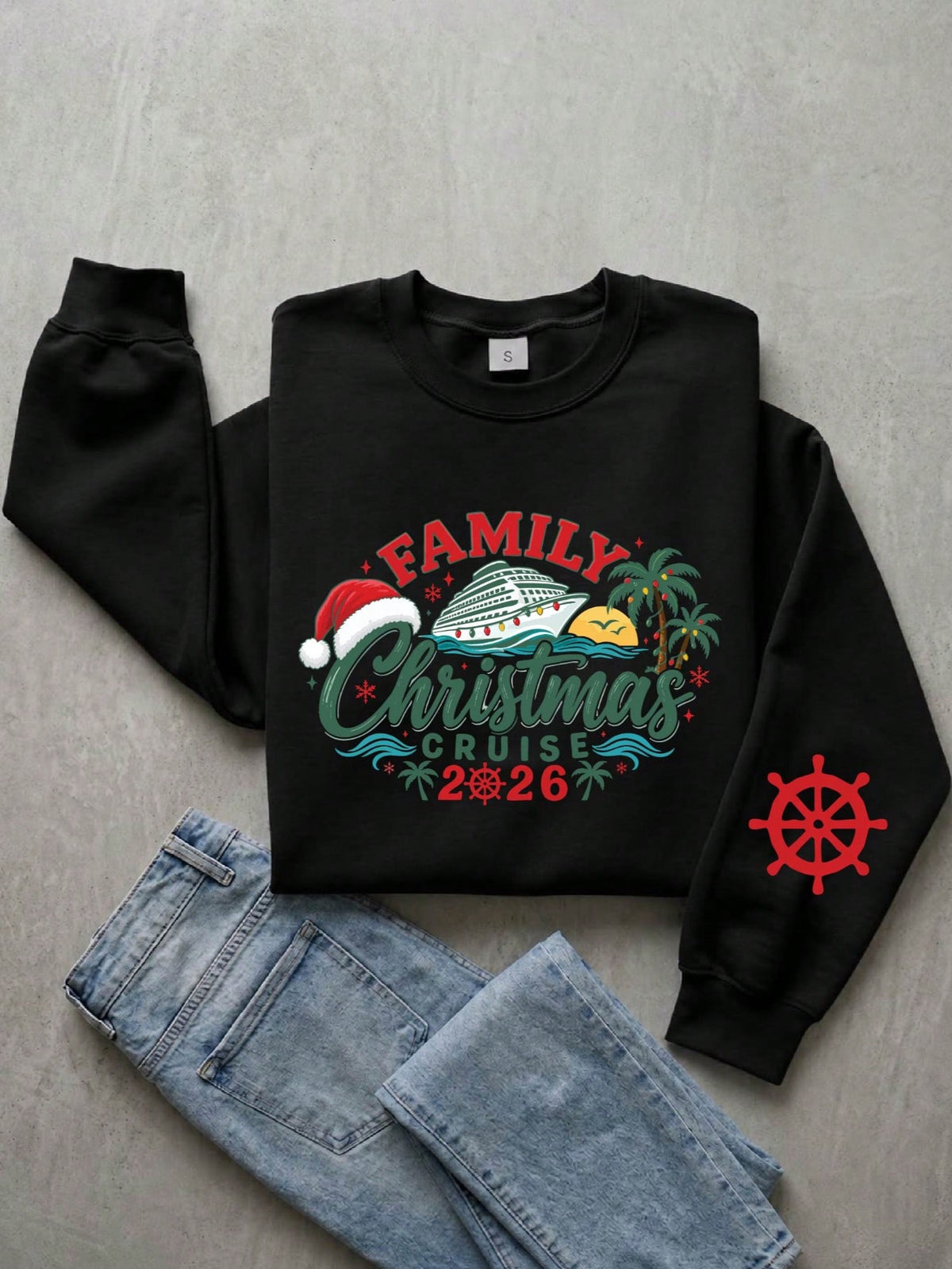 Family Christmas Cruise 2026 Sweatshirt