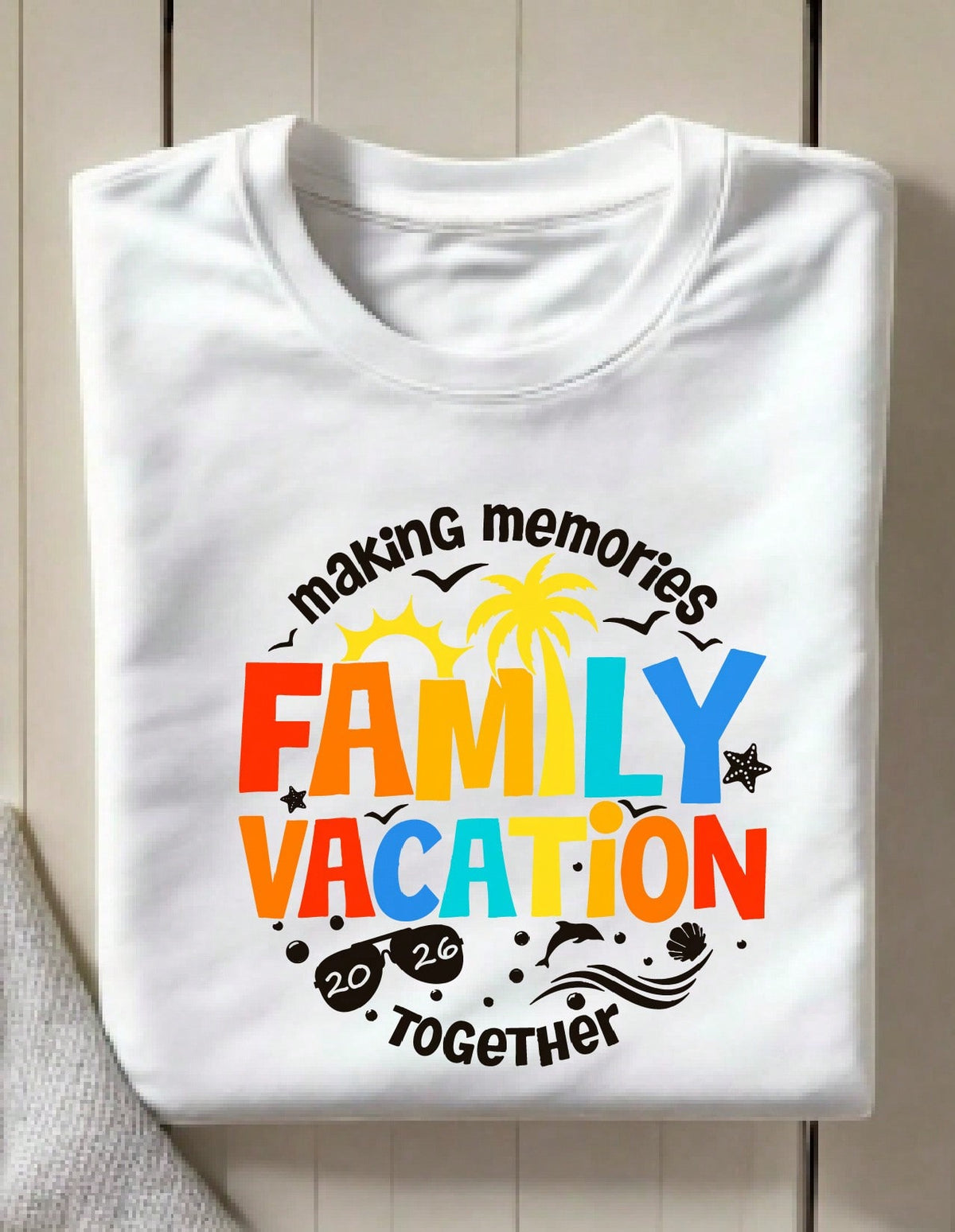 Family Vacation Making Memories Together 2026 T-Shirt