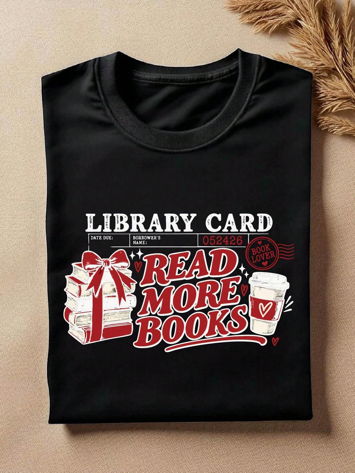 Read More Books Library Card T-Shirt