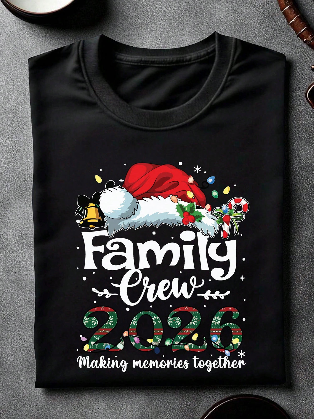 Family Christmas Crew 2026 Unisex T-Shirt