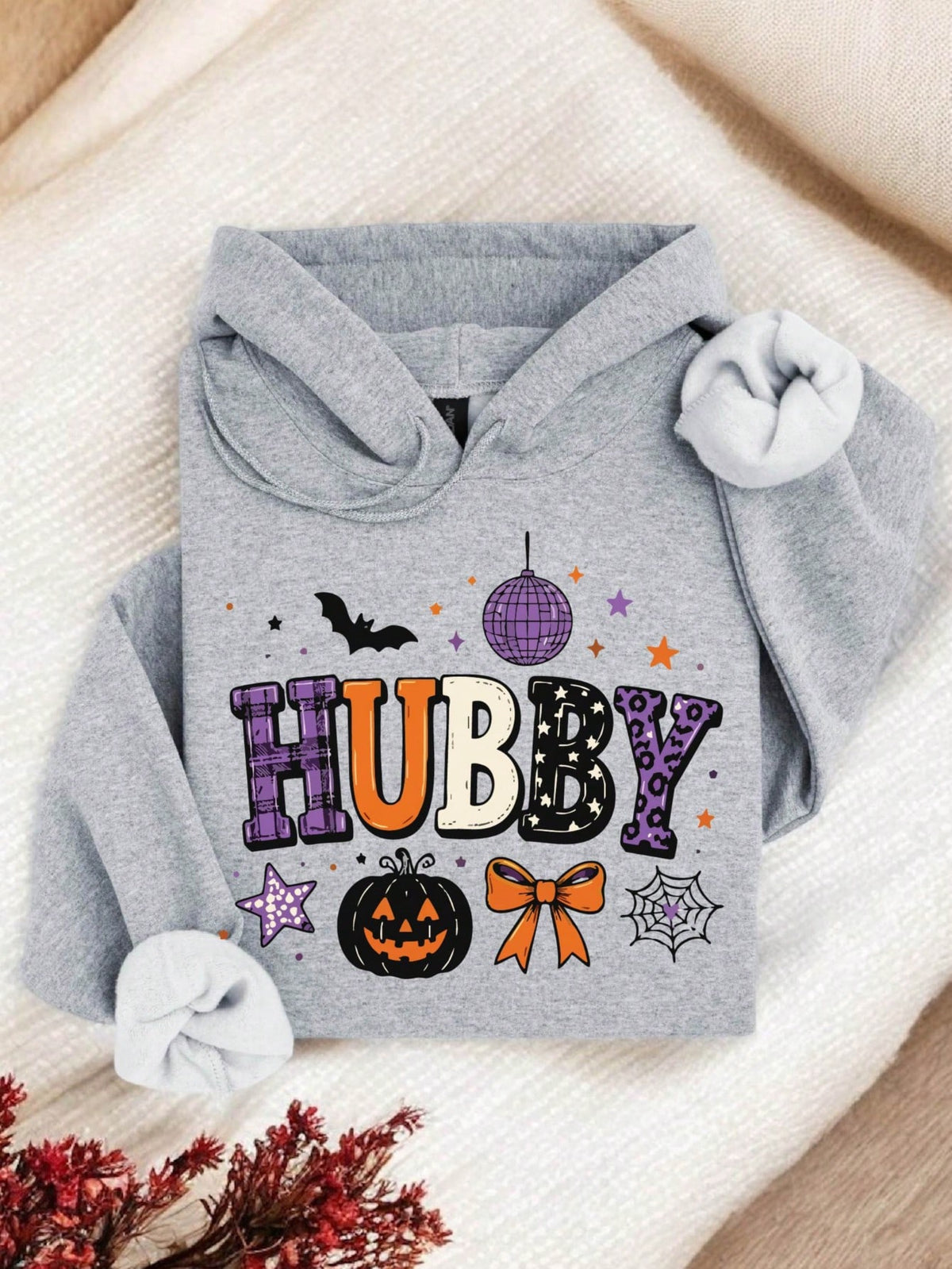 1 PC Wifey Hubby Halloween Hoodie