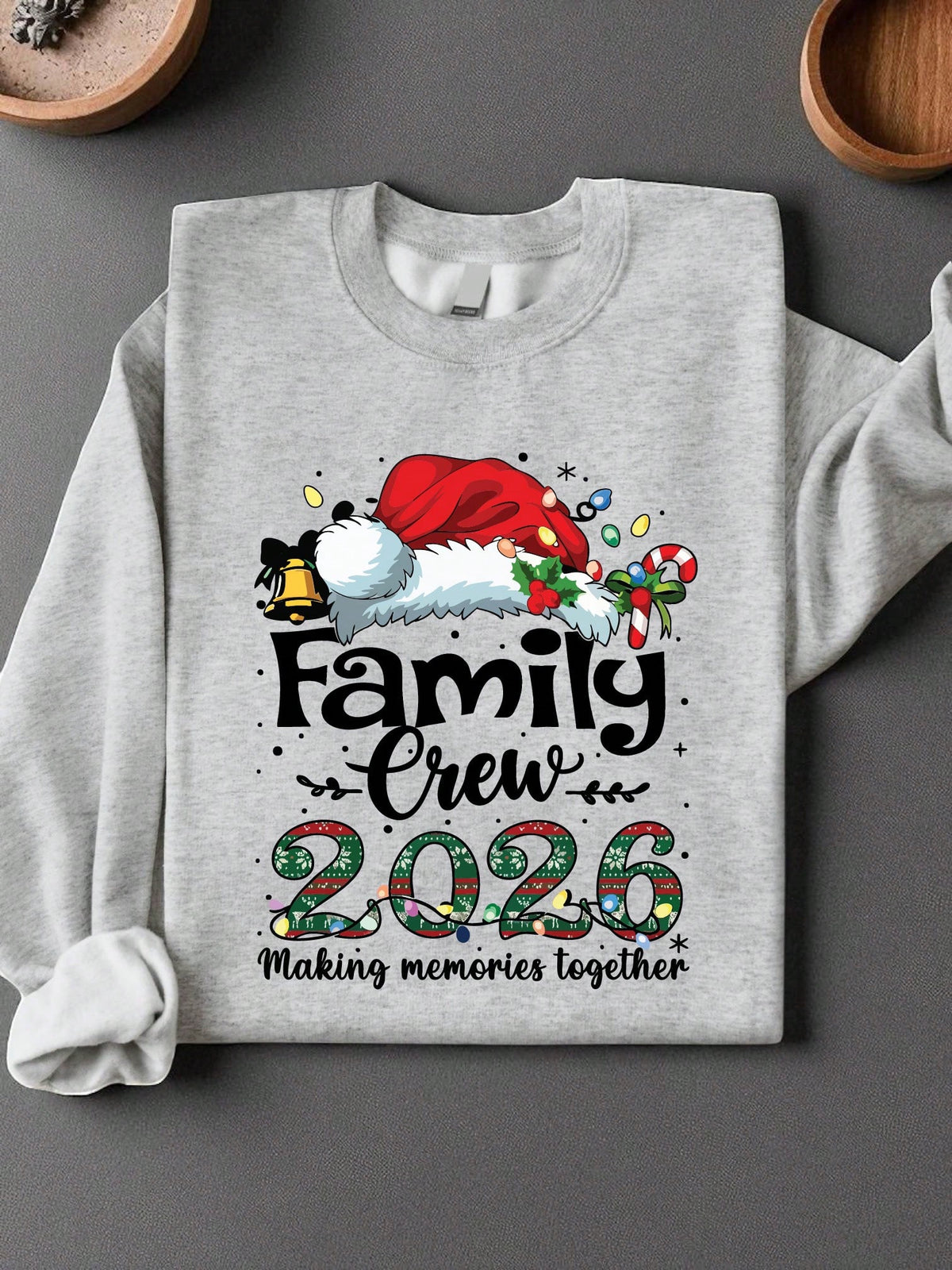 Family Christmas Crew 2026 Unisex Sweatshirt