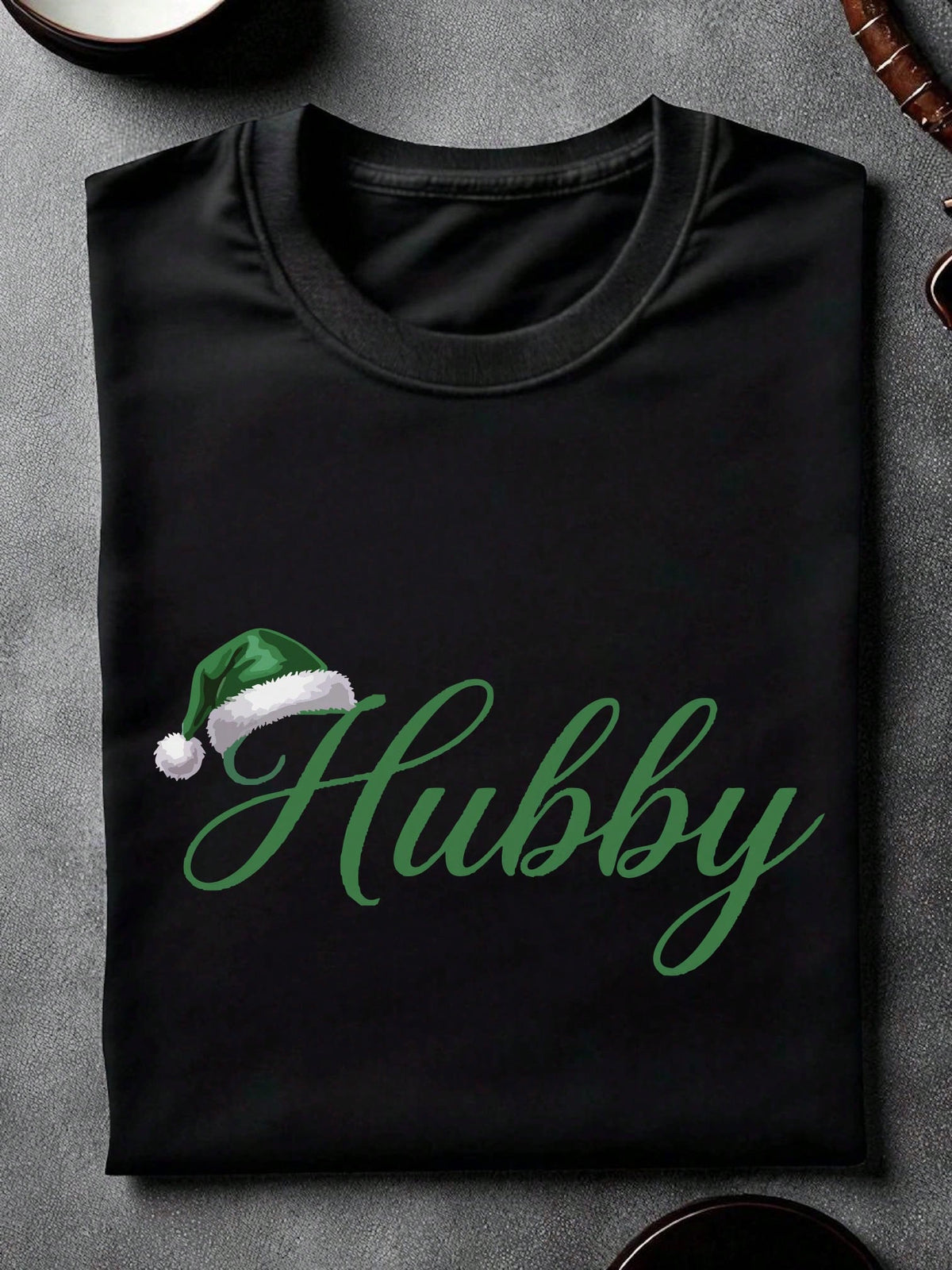 1PC Christmas Hubby And Wifey Unisex T-Shirt