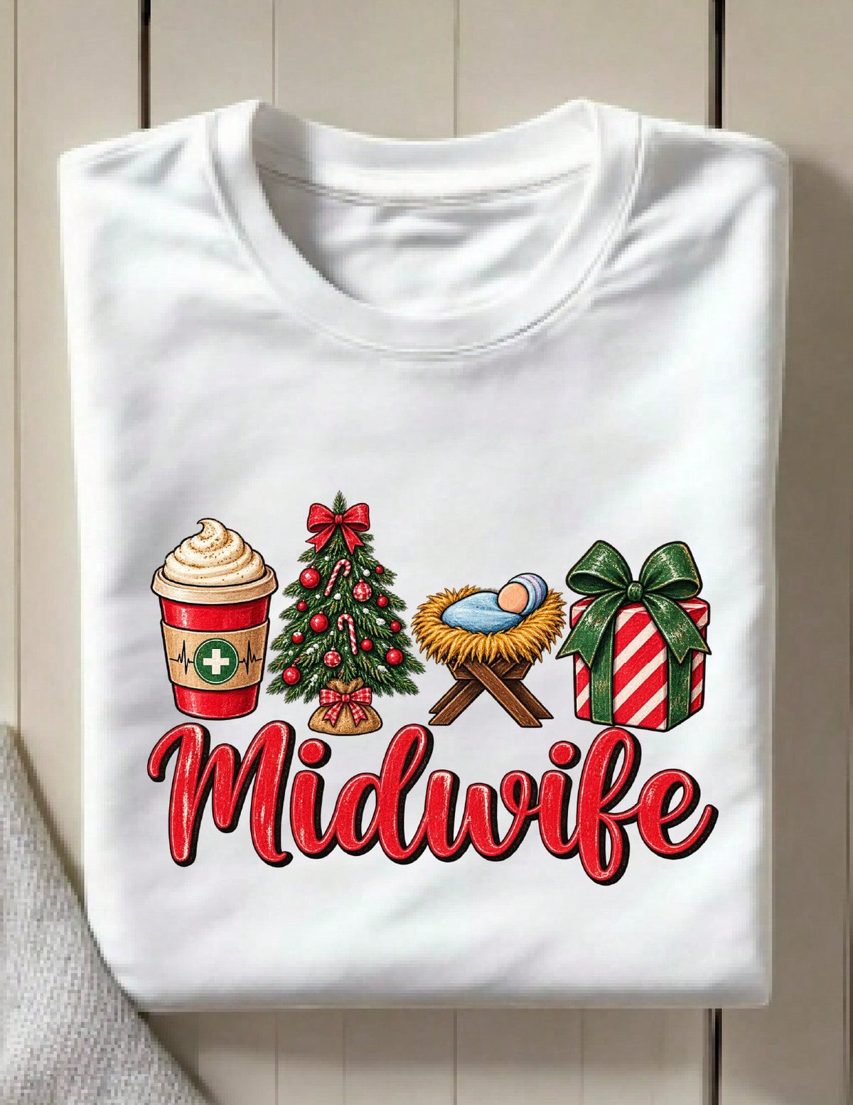 Midwife Christmas T-Shirt