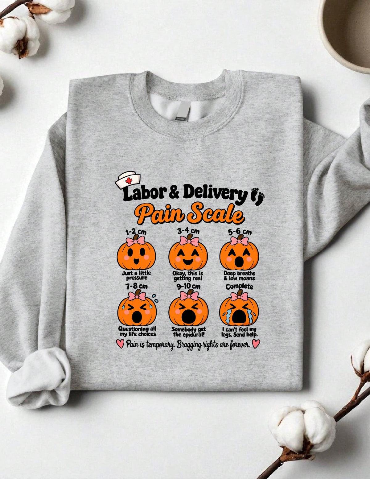 Labor And Delivery Nurse Halloween Sweatshirt