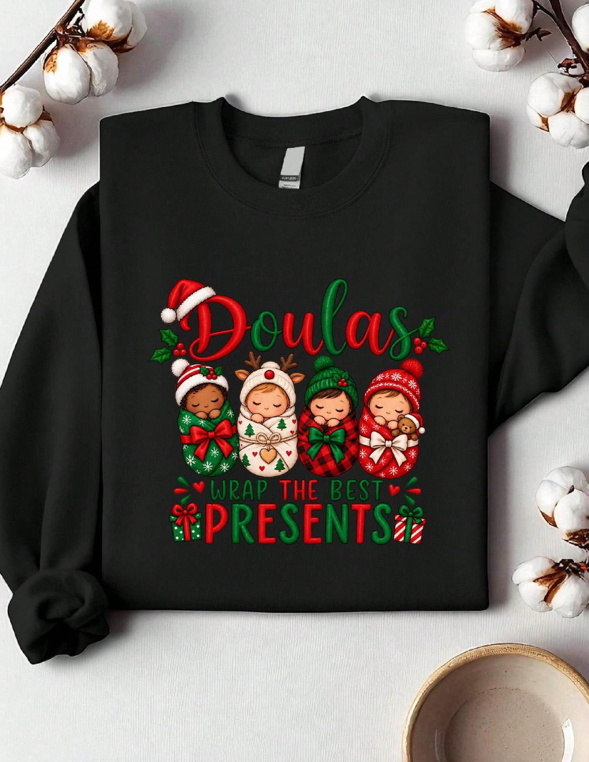 Doula Christmas Sweatshirt