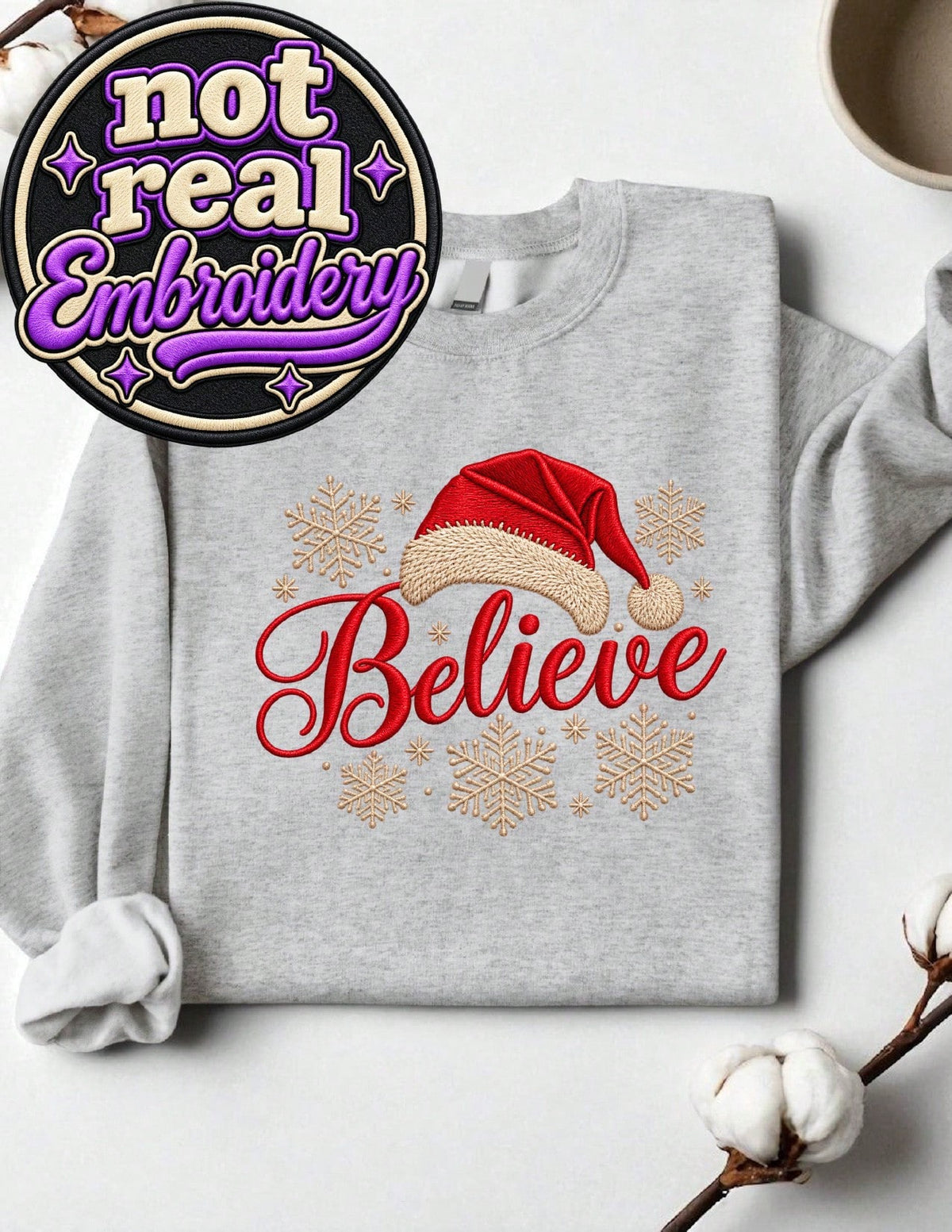 Believe Christmas (DTF Graphic Print) Sweatshirt