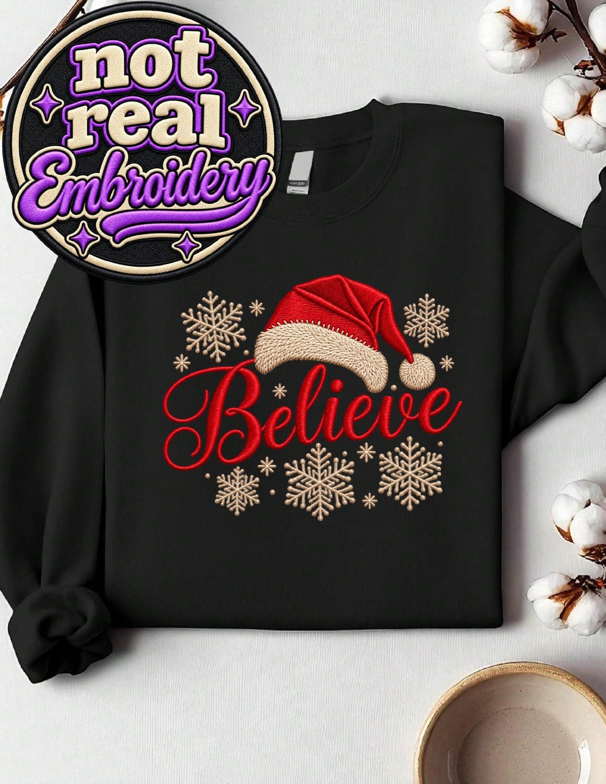 Believe Christmas (DTF Graphic Print) Sweatshirt