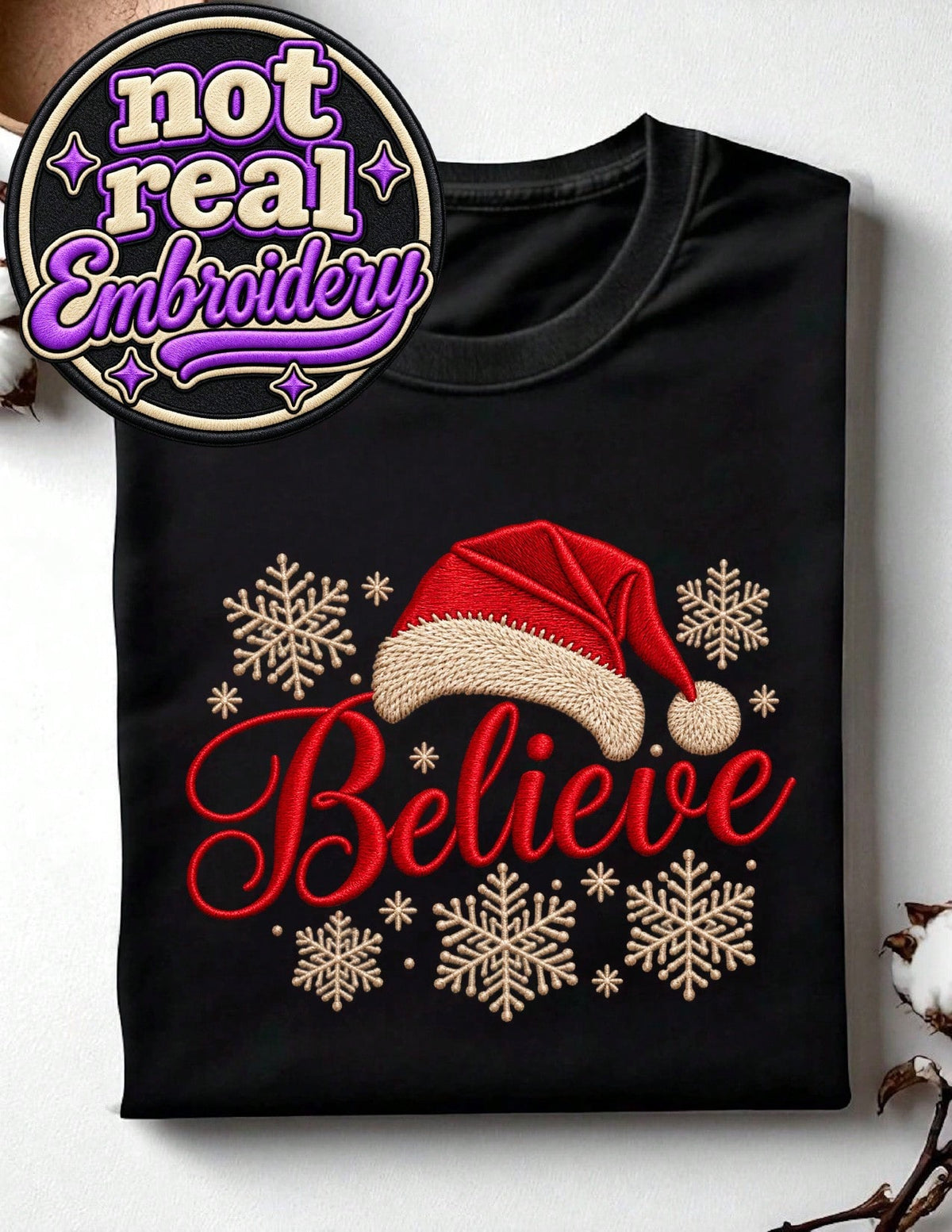 Believe Christmas (DTF Graphic Print) T-Shirt