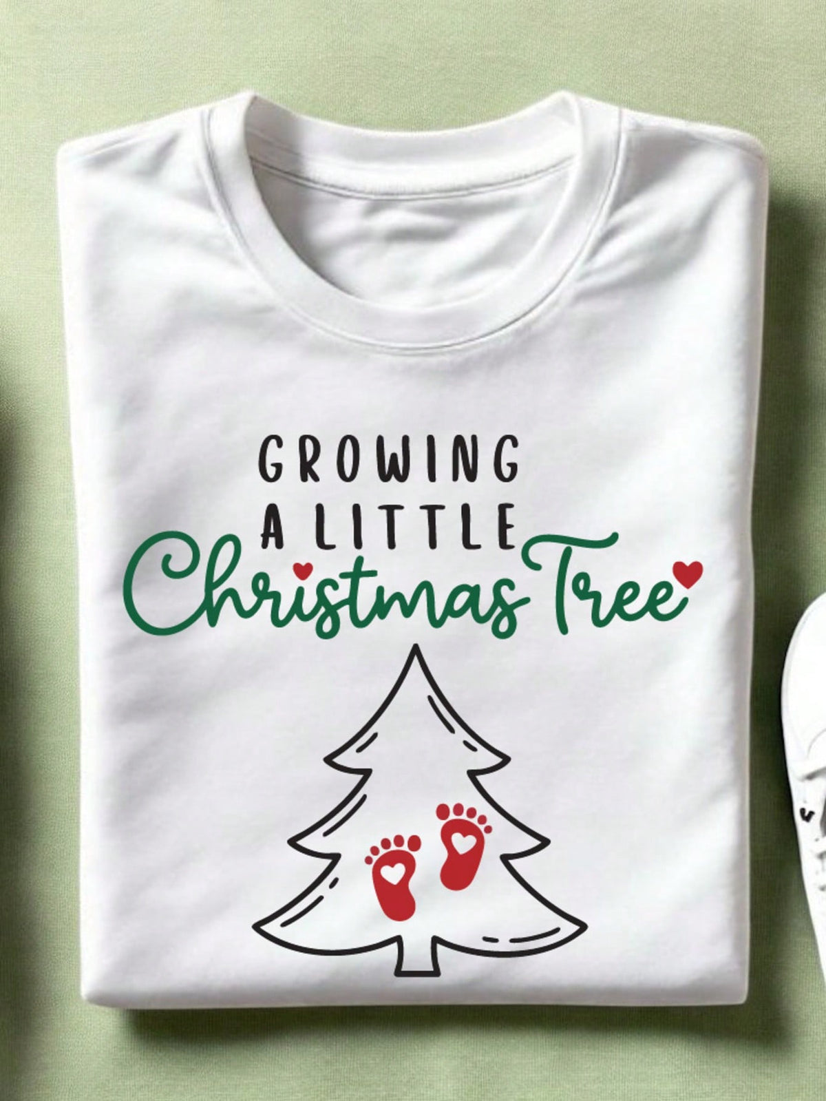 Growing A Little Christmas Tree Unisex T-Shirt