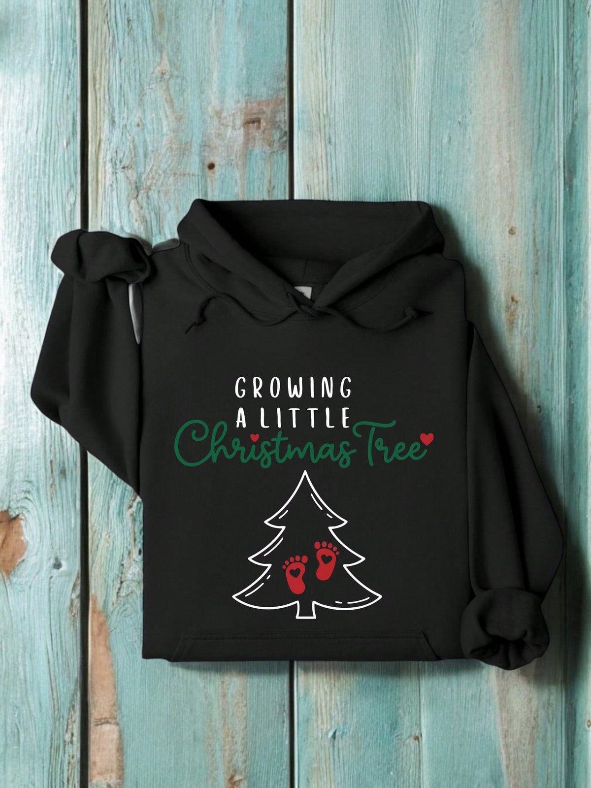 Growing A Little Christmas Tree Holiday Hoodie