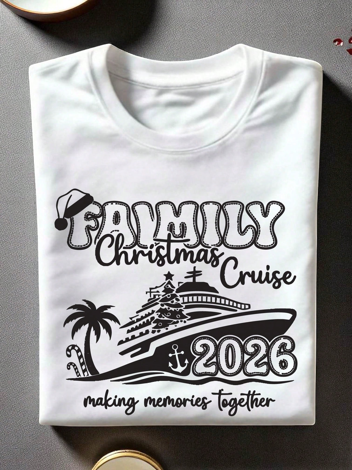 Family Christmas Cruise 2026 Unisex T-Shirt