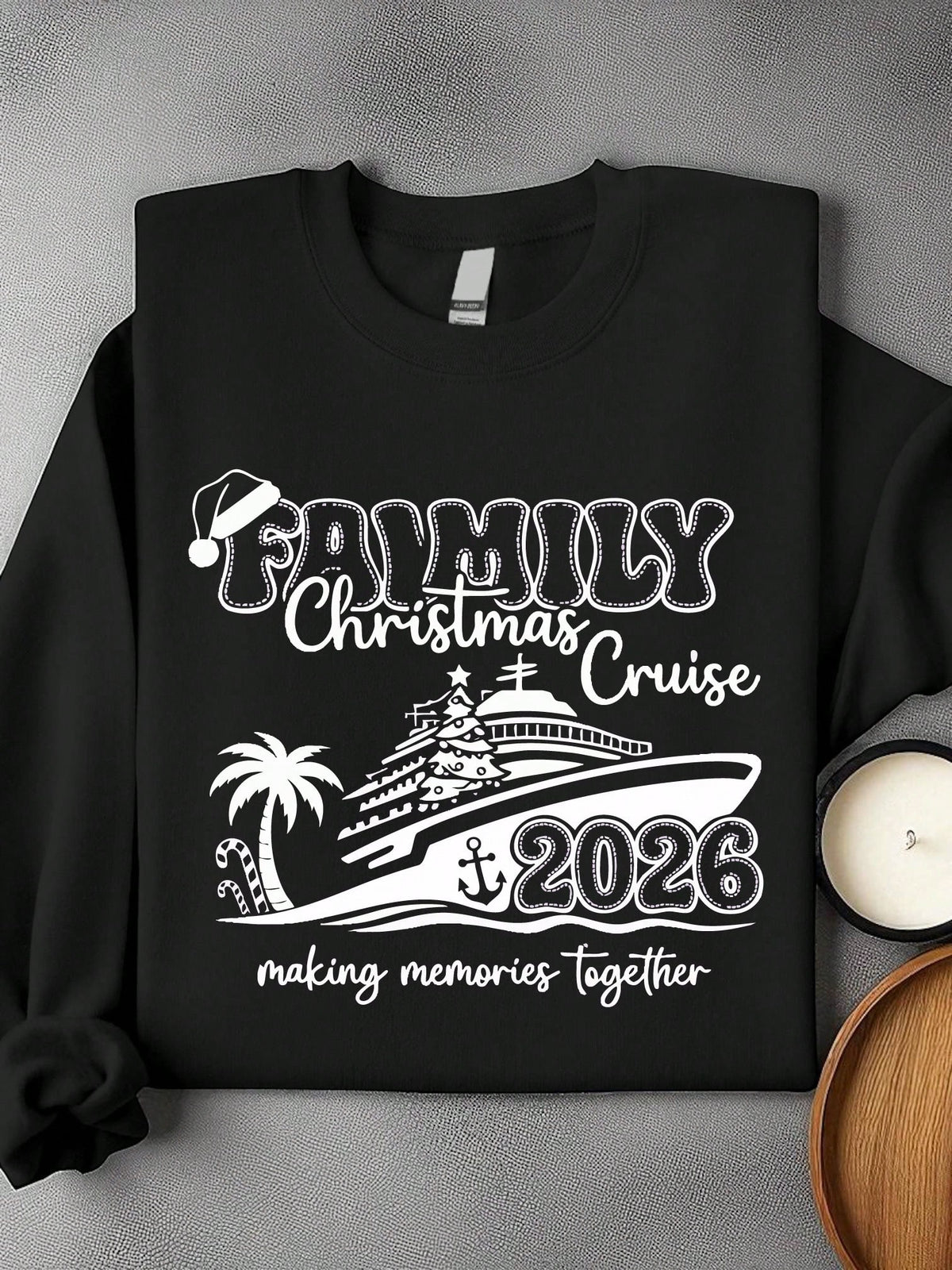 Matching Family Christmas Cruise 2026 Unisex Sweatshirt