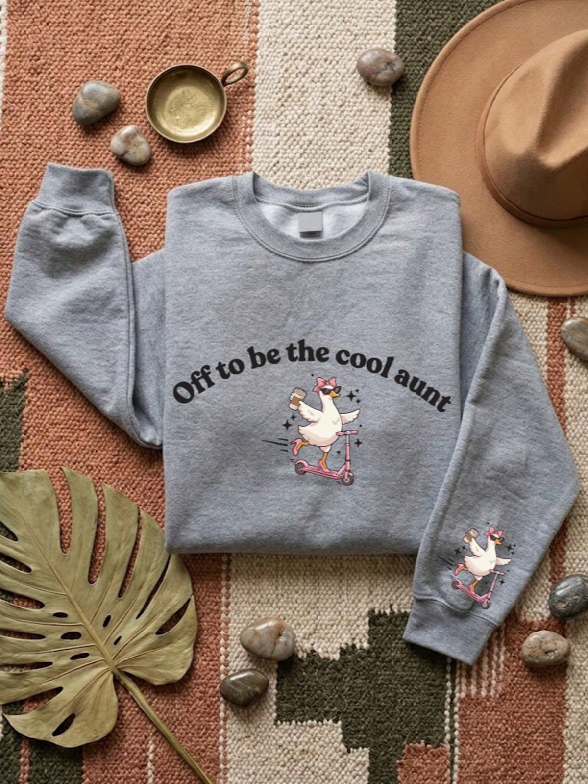 Off To Be Cool Aunt Unisex Sweatshirt
