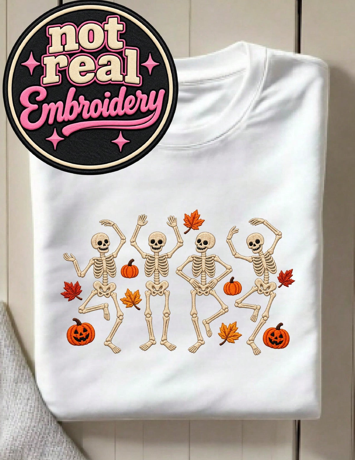 Dancing Skeleton (DTF Graphic Print) T-Shirt