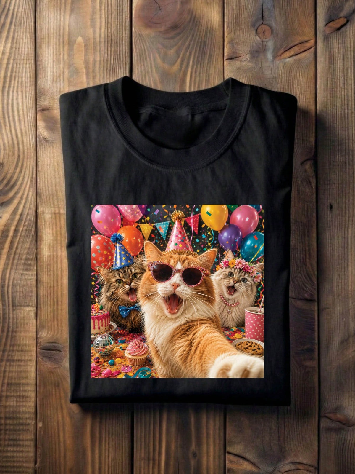 Birthday Cats T-Shirt