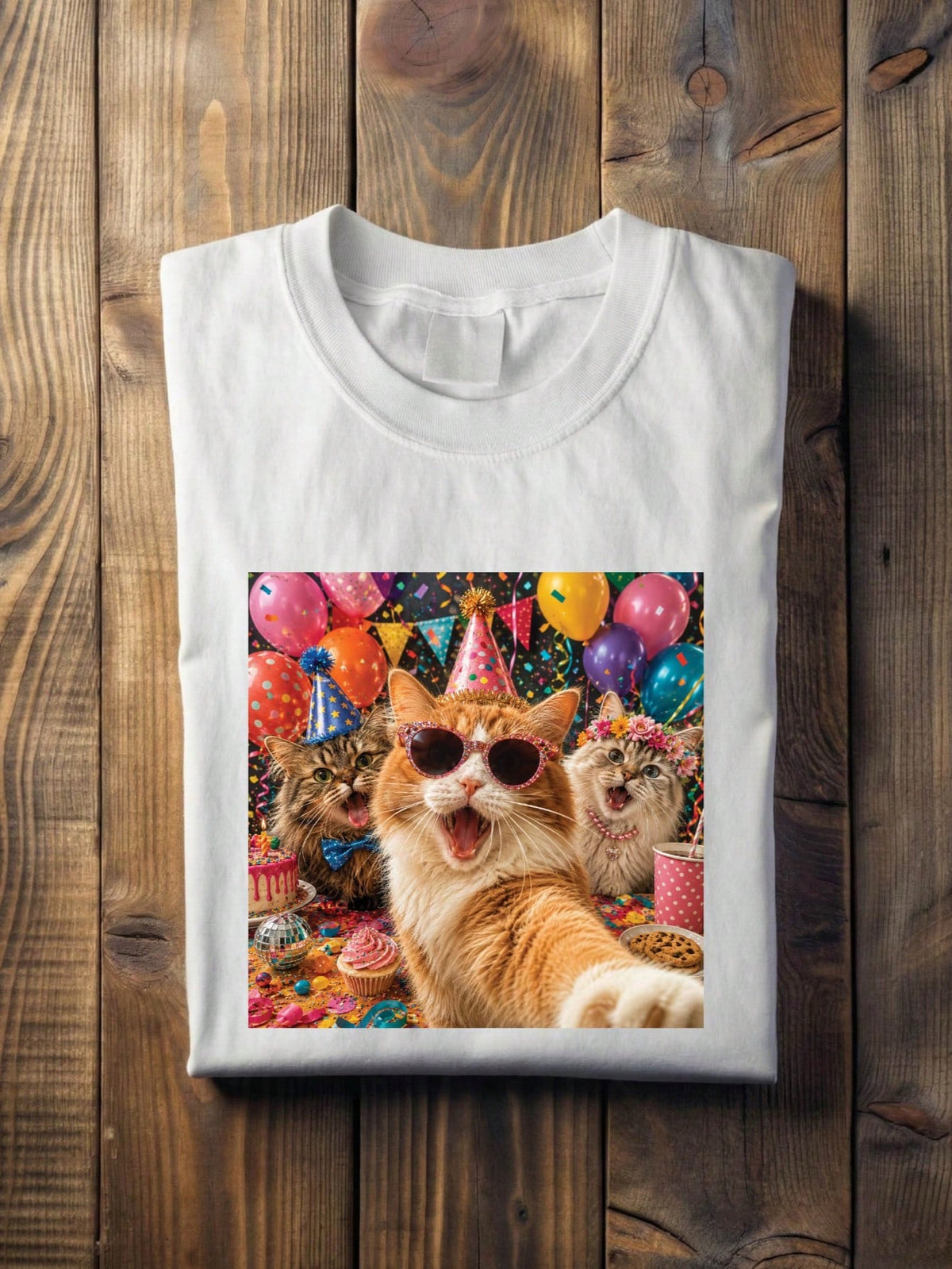 Birthday Cats T-Shirt