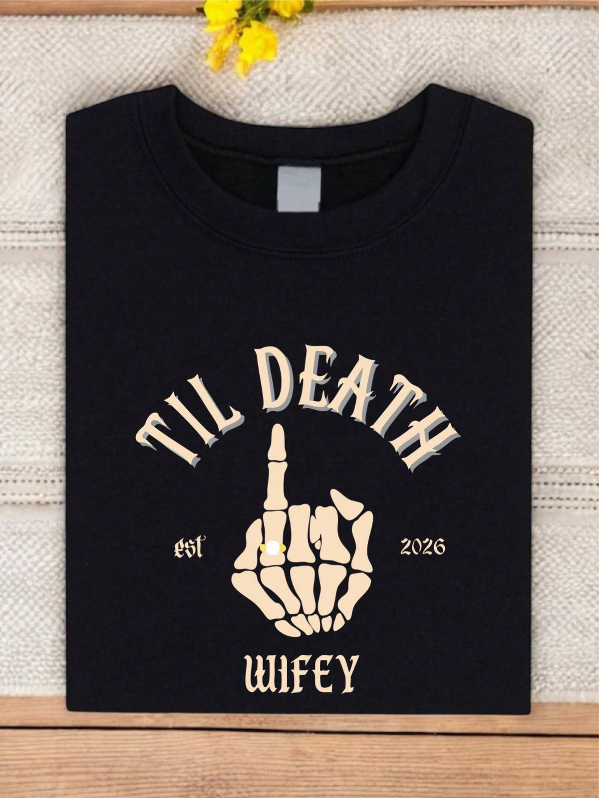 1PC Til Death Hubby & Wifey 2026 T-Shirt