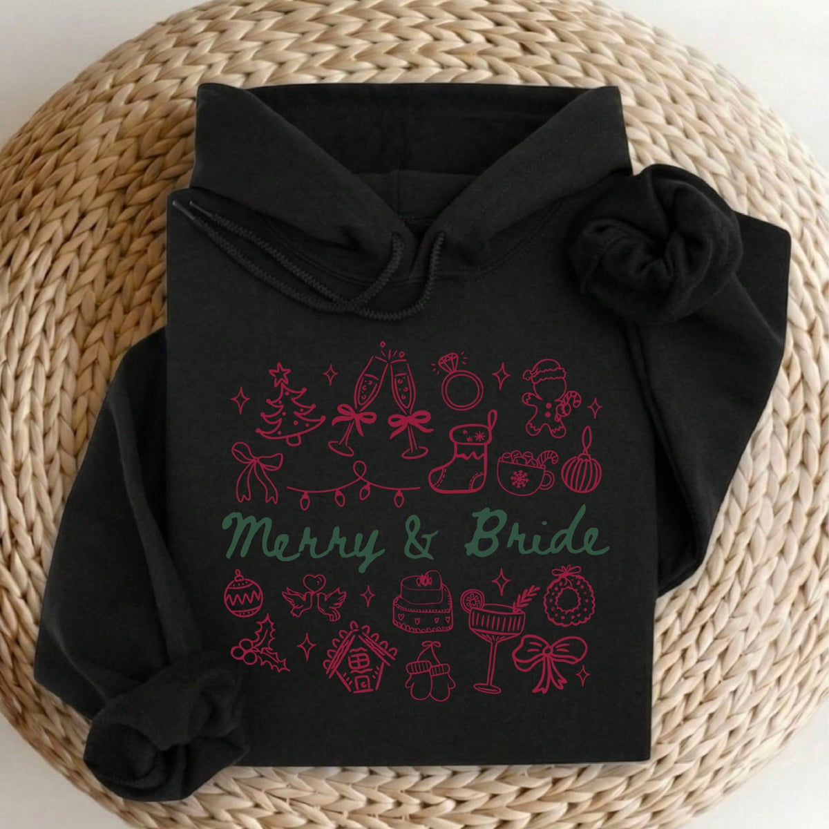 Merry And Bride Hoodie