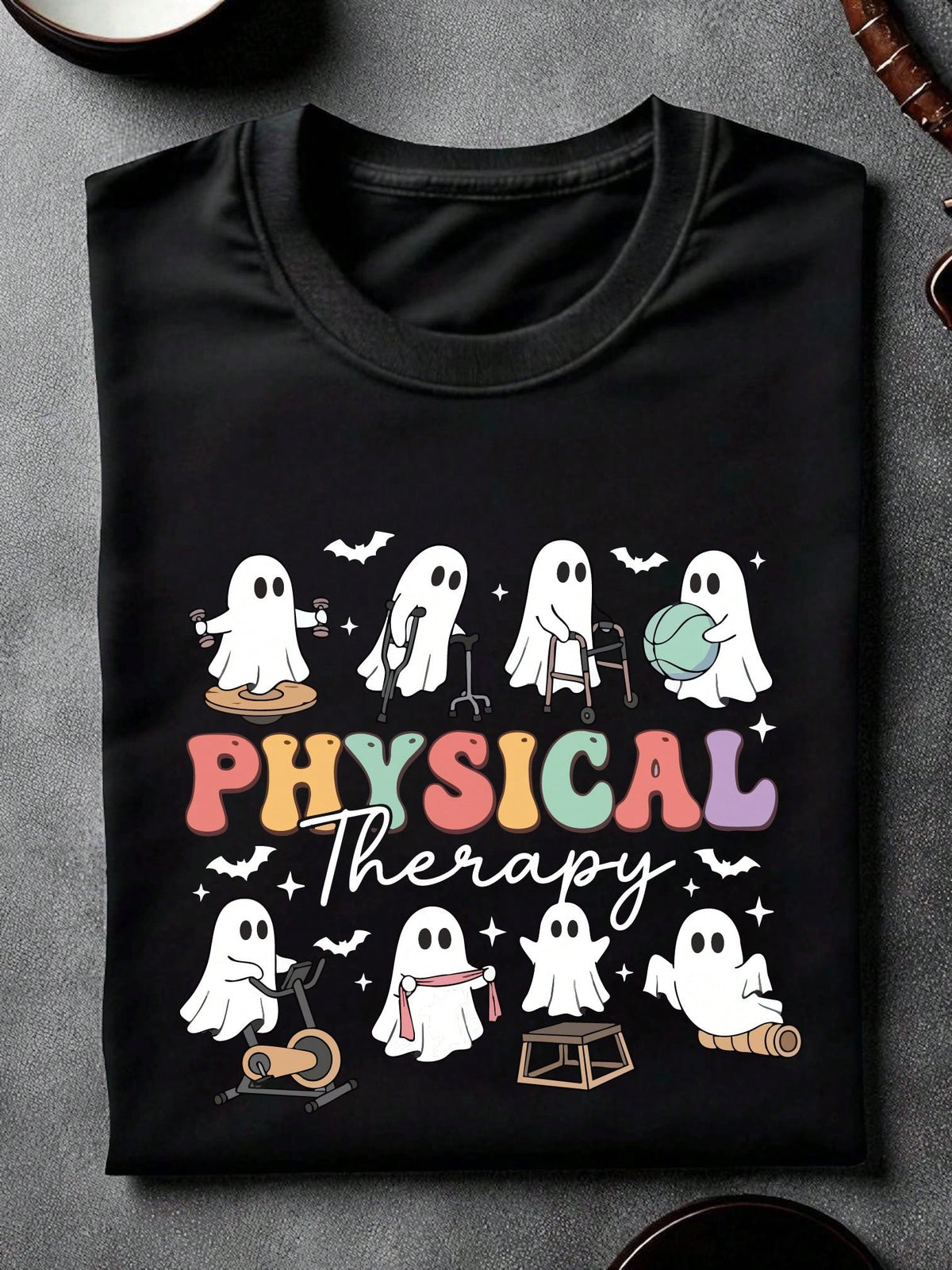 Cute Ghost Physical Therapy Unisex T-Shirt
