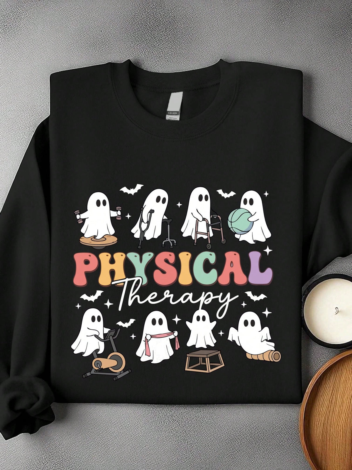 Spooky Ghost Physical Therapy Unisex Sweatshirt