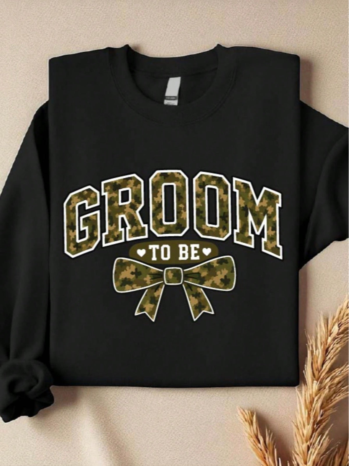 1 PC Bride Groom To Be Sweatshirt