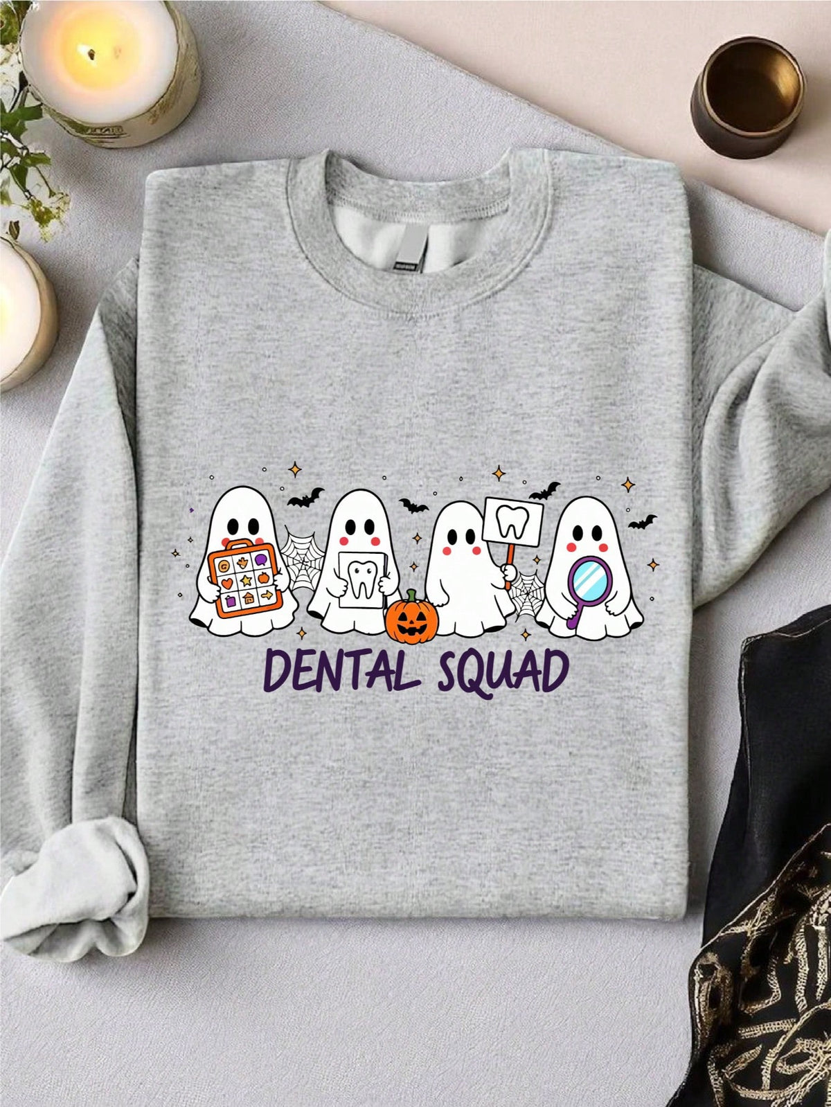 Ghostly Dental Crew Sweatshirt